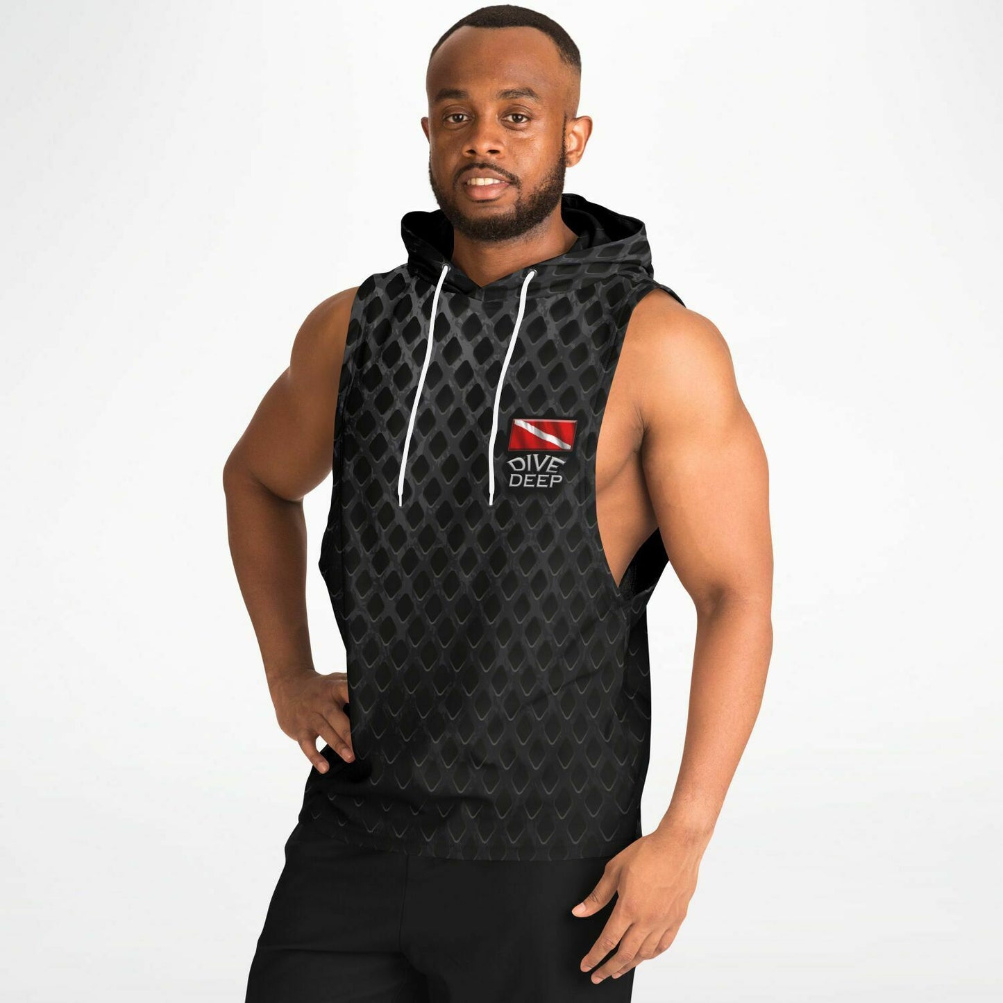 Dive Deep Armhole Hoodie