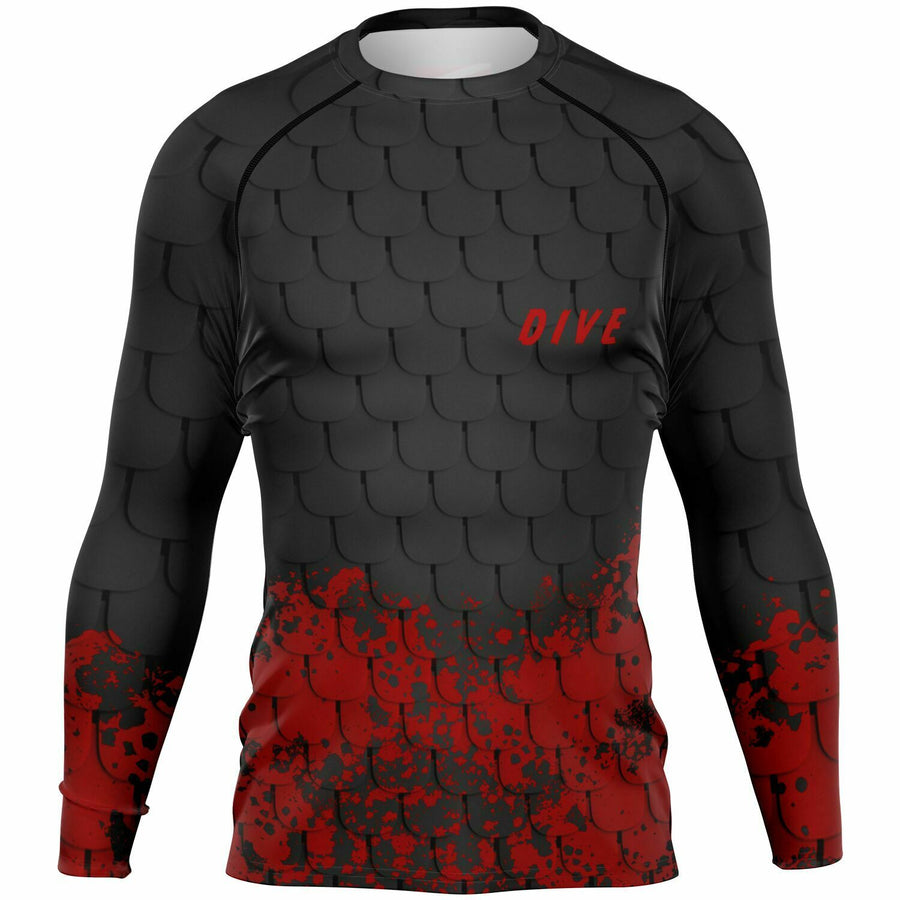 Dive Red Rashguard