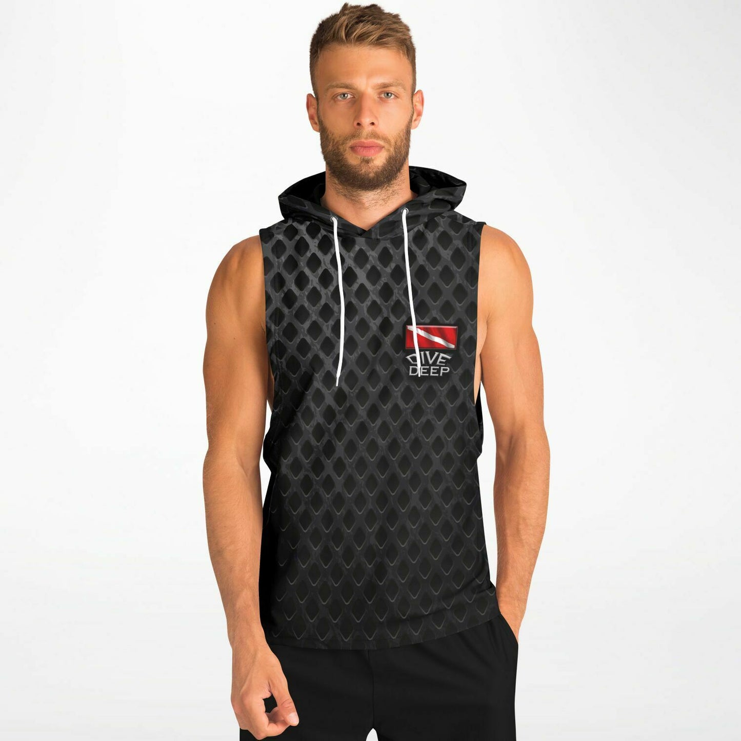 Dive Deep Armhole Hoodie