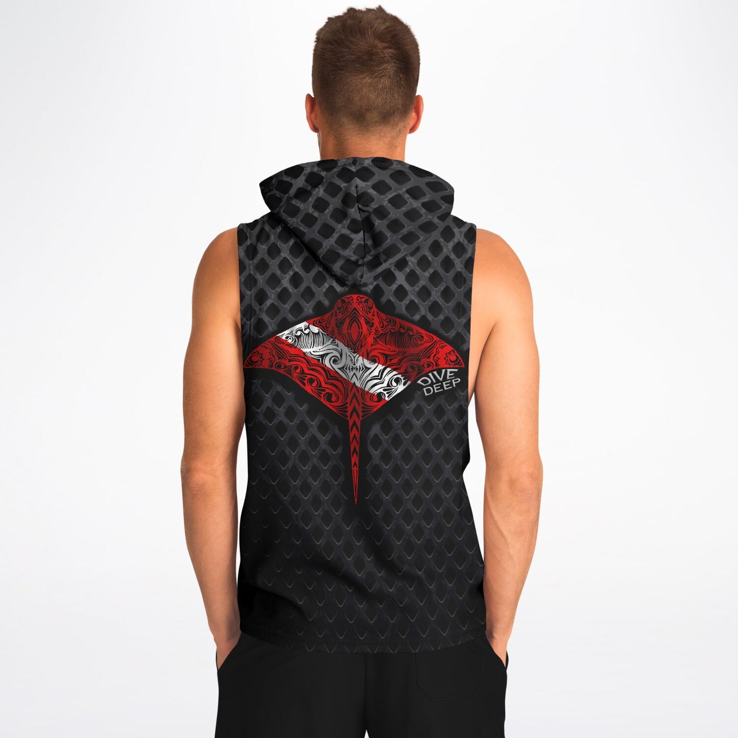 Dive Deep Armhole Hoodie