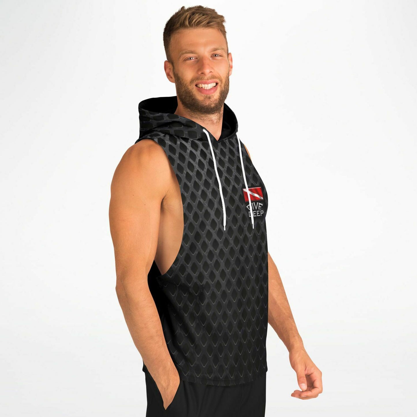 Dive Deep Armhole Hoodie