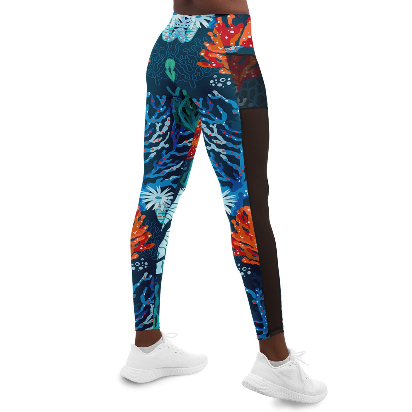 Blue Coral Leggings