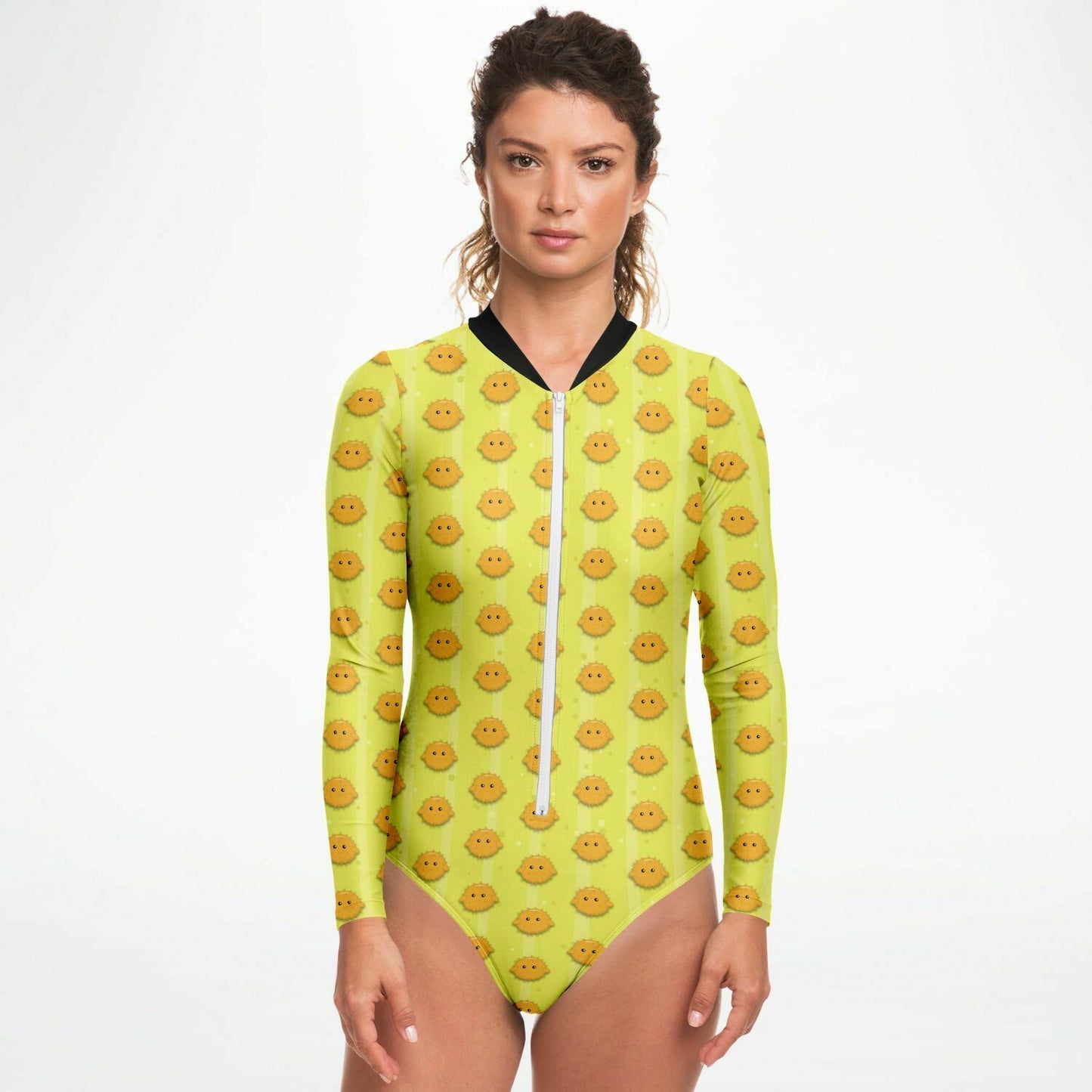 Puffer Fish Bodysuit Long Sleeve