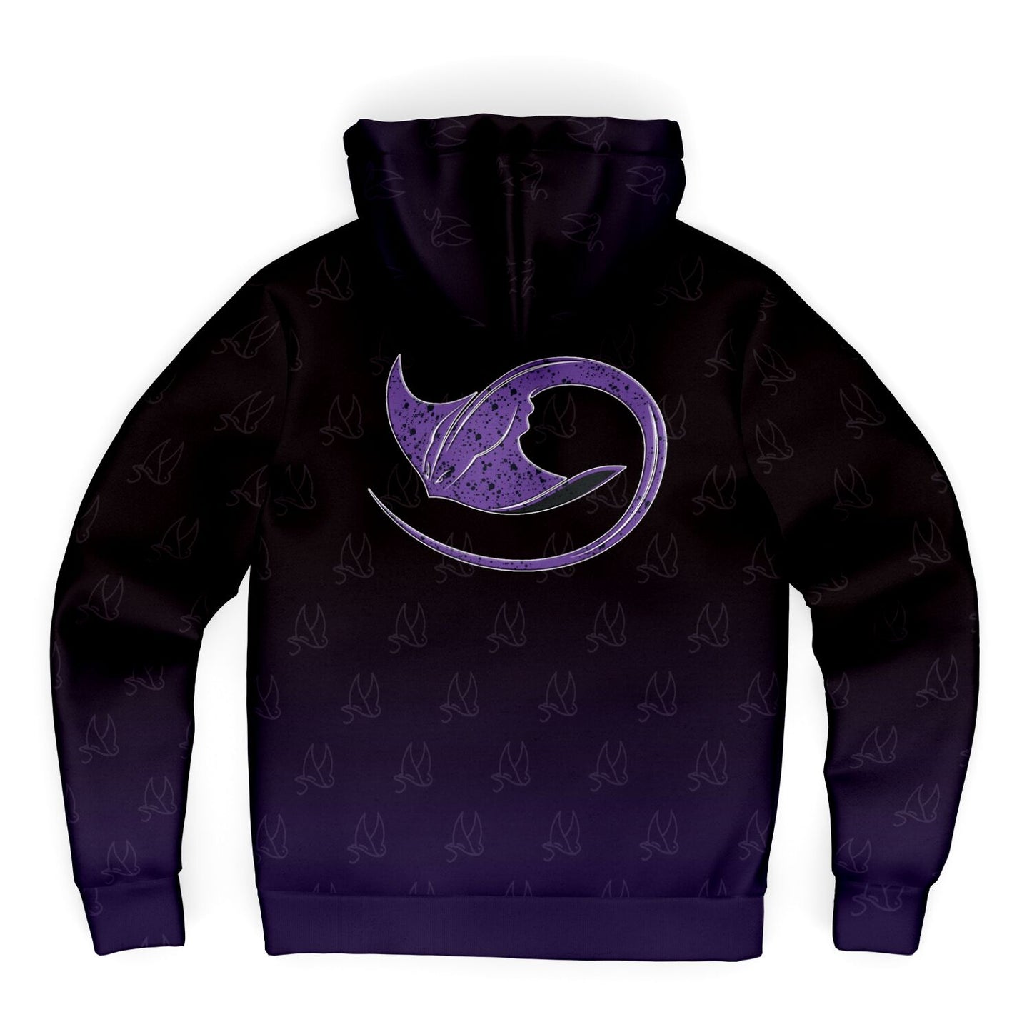 Purple Ray Zip-Up Hoodie
