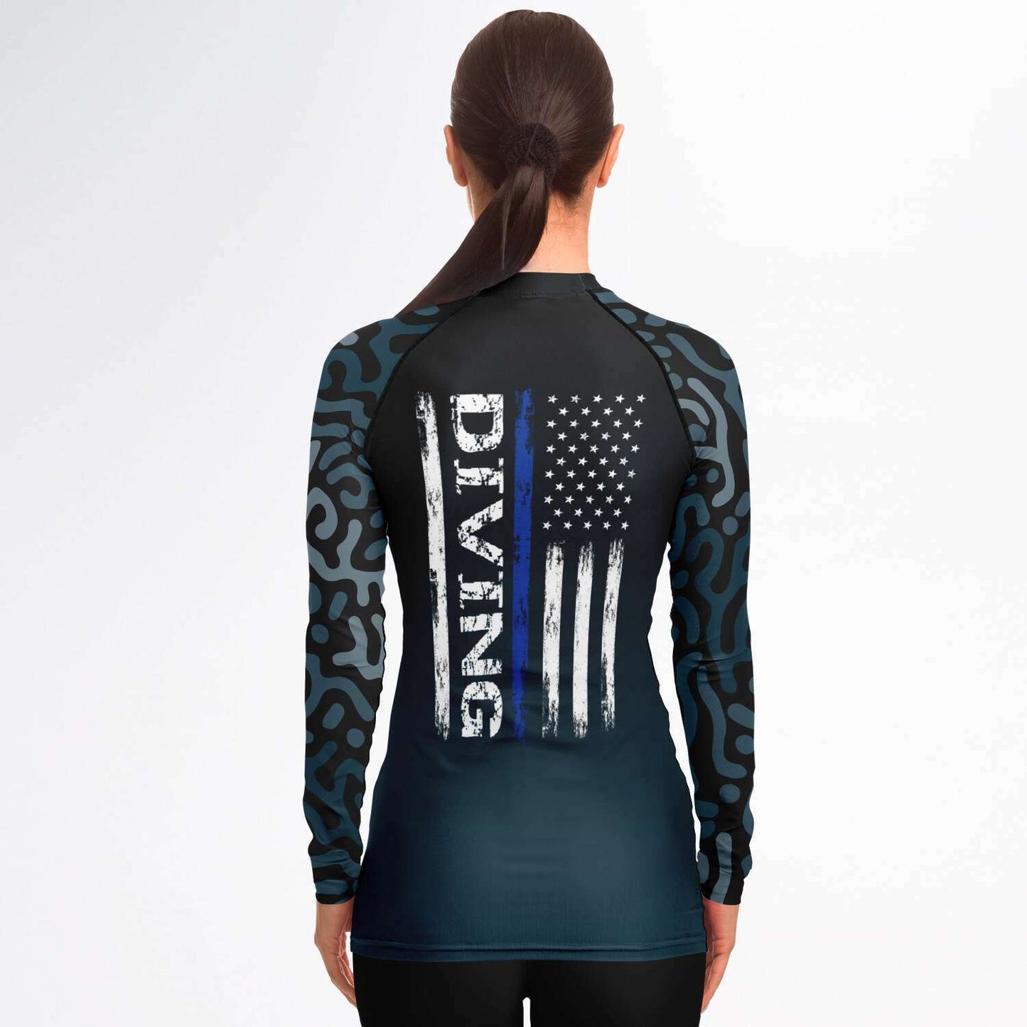 Flag Camo Women Rashguard