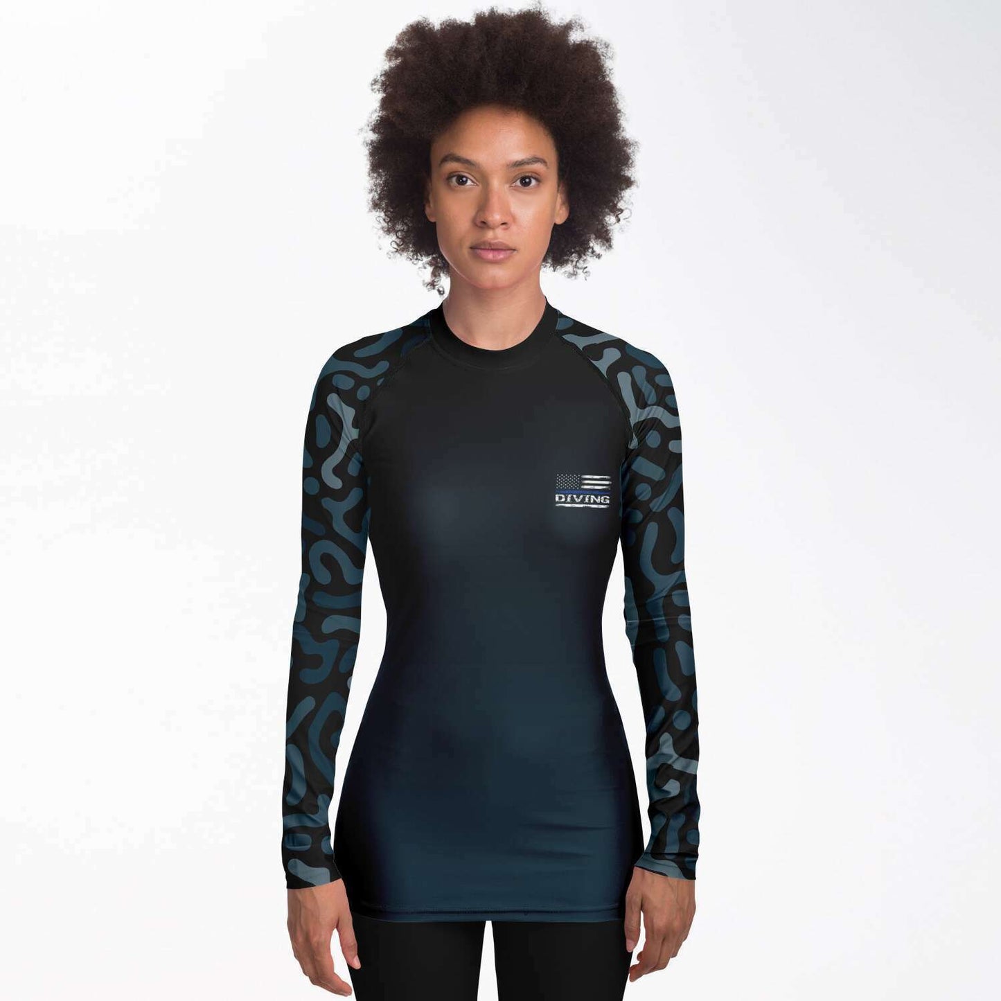 Flag Camo Women Rashguard