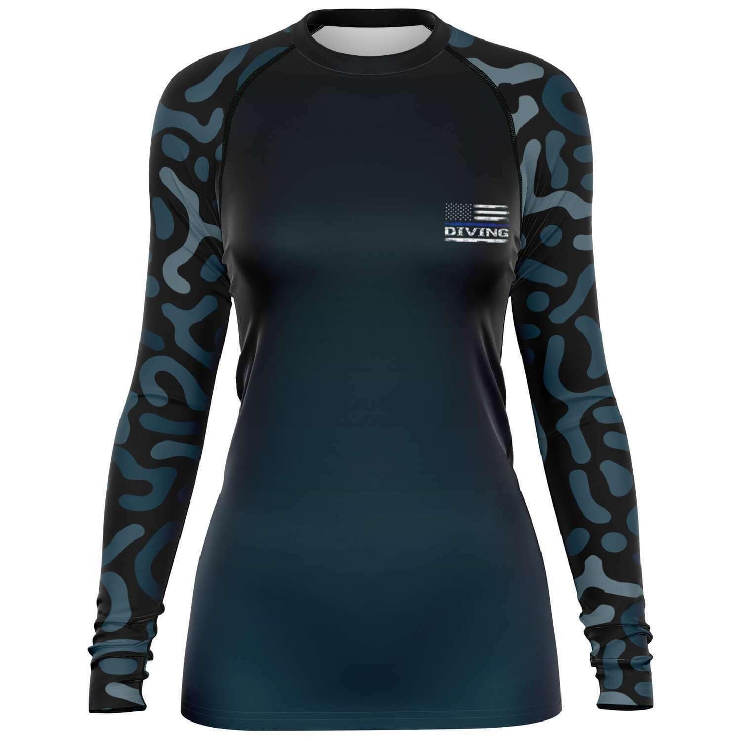 Flag Camo Women Rashguard