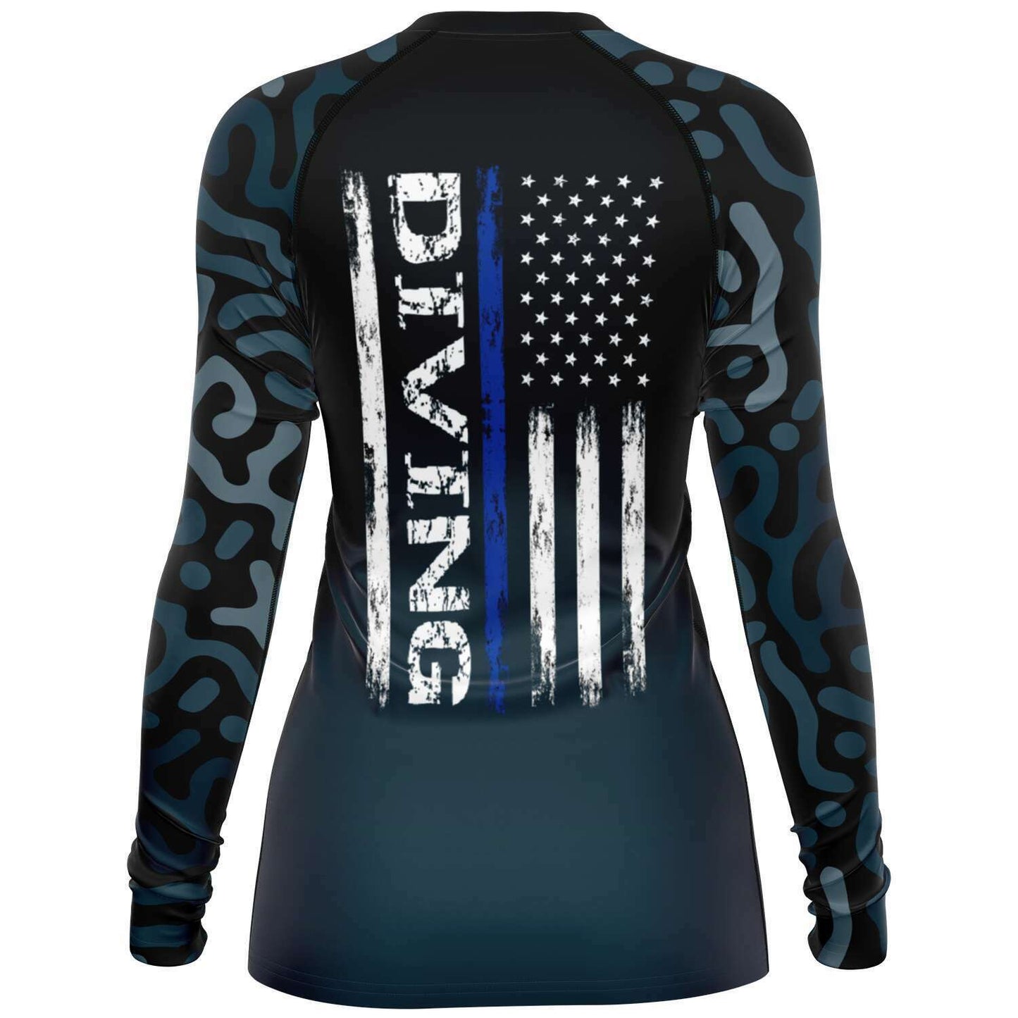 Flag Camo Women Rashguard
