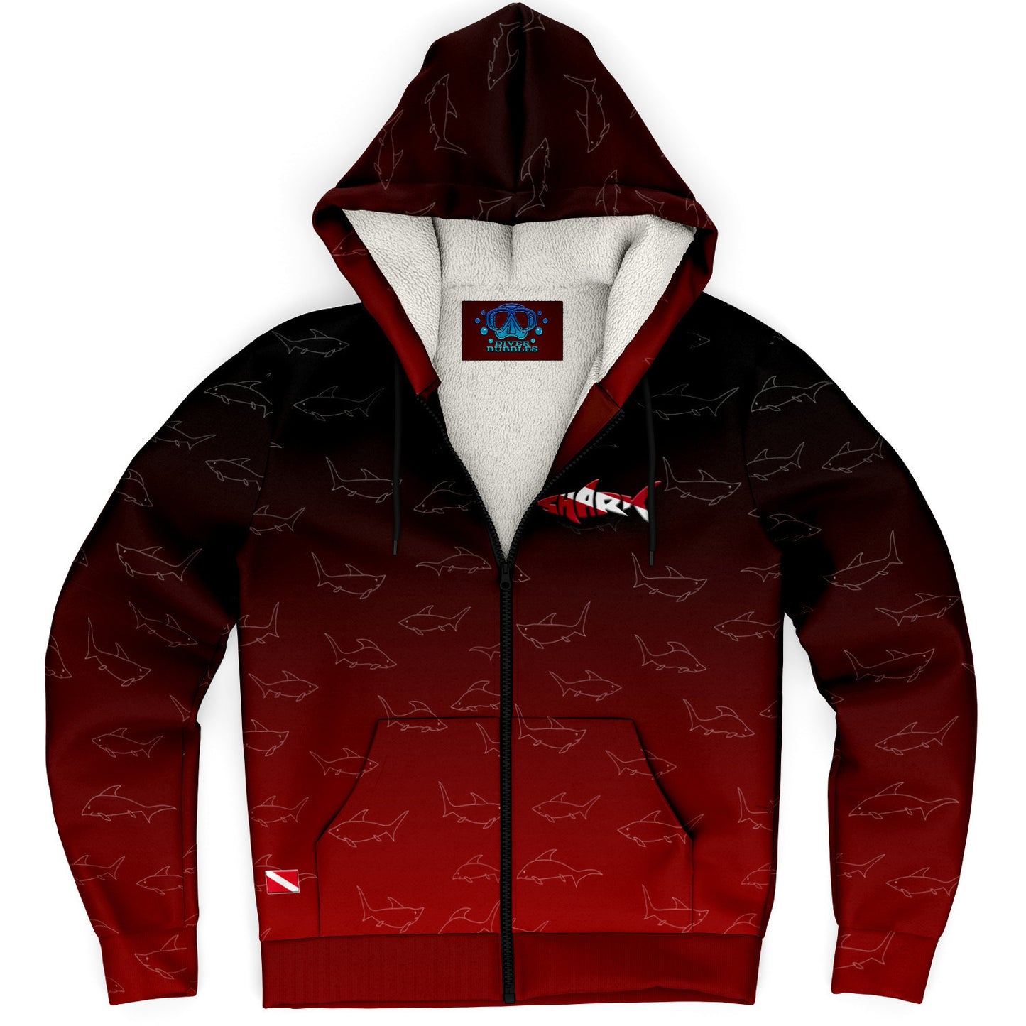 Shark Zip-Up Hoodie