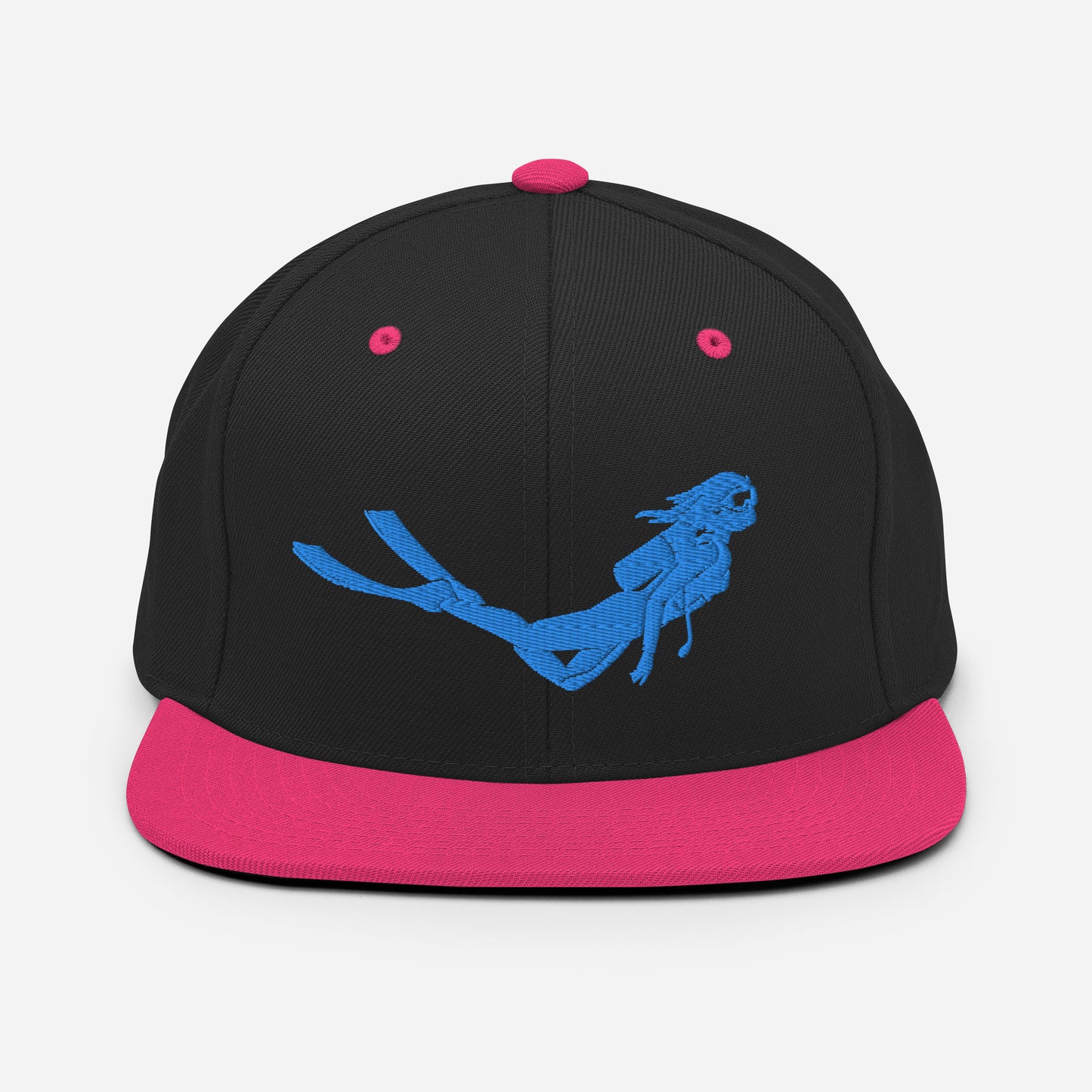 Scuba Girl Snapback Hat
