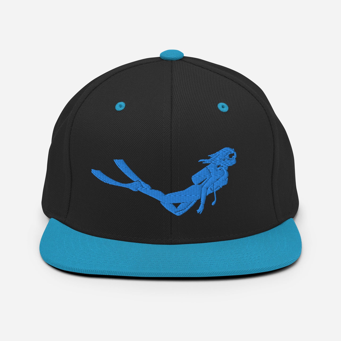 Scuba Girl Snapback Hat
