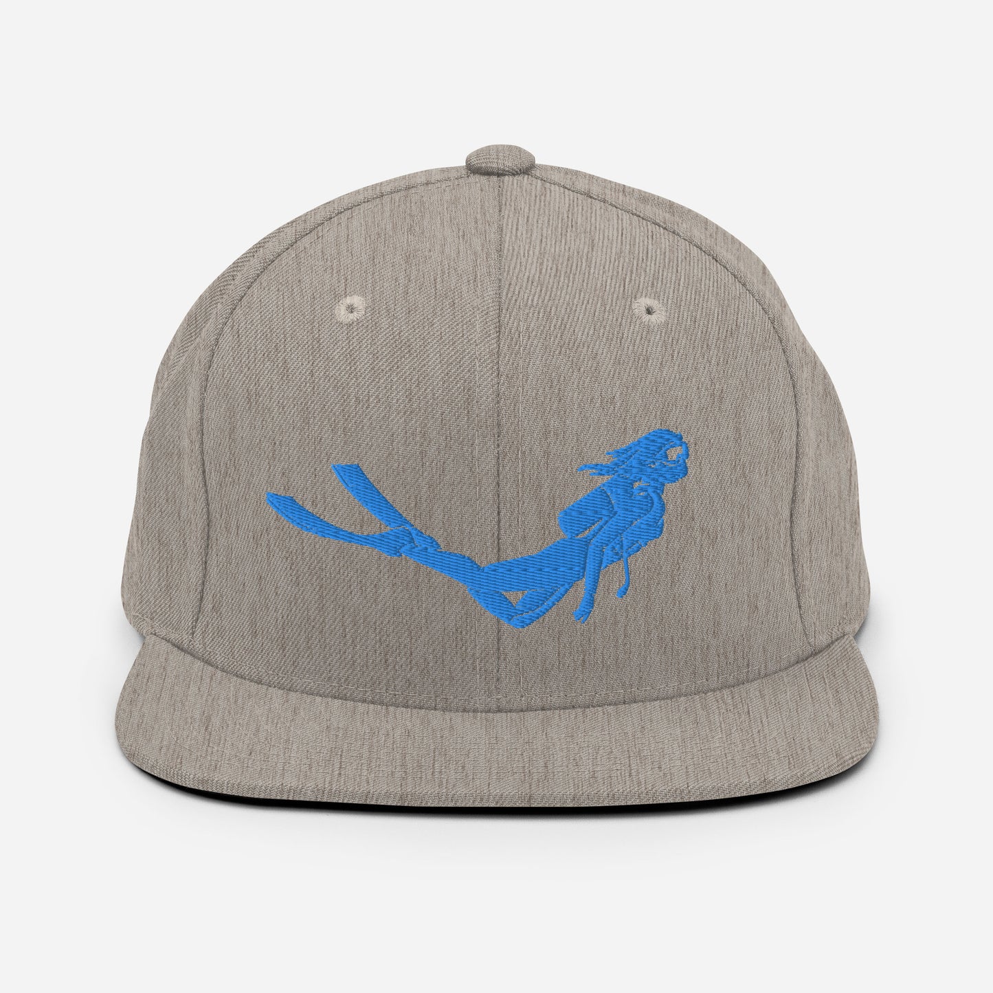 Scuba Girl Snapback Hat