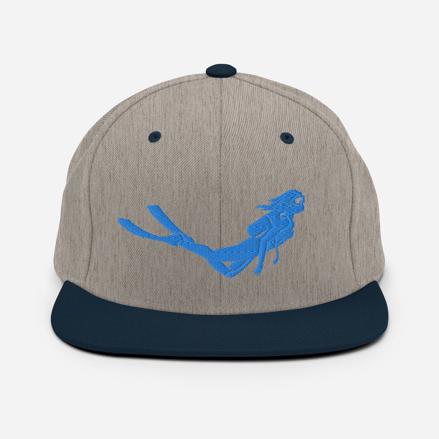 Scuba Girl Snapback Hat