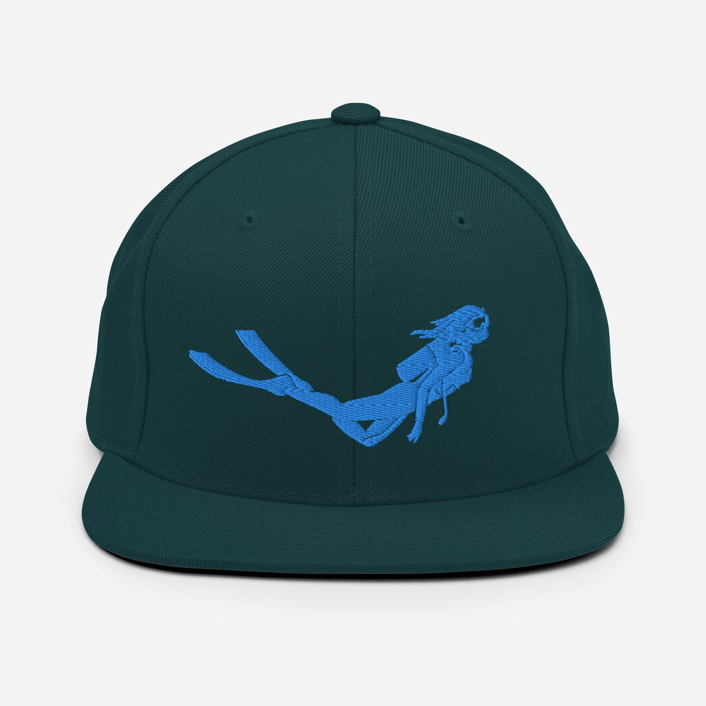 Scuba Girl Snapback Hat