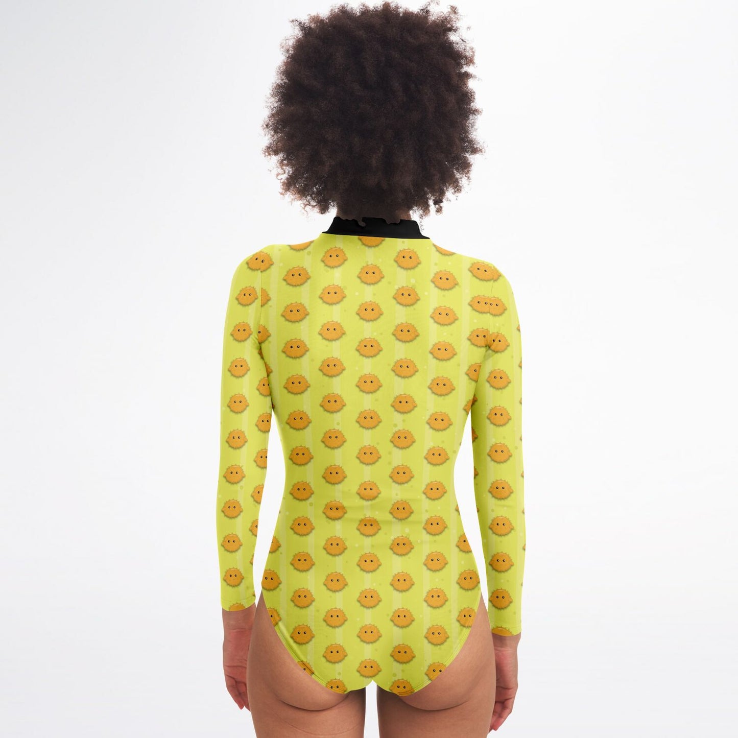 Puffer Fish Bodysuit Long Sleeve