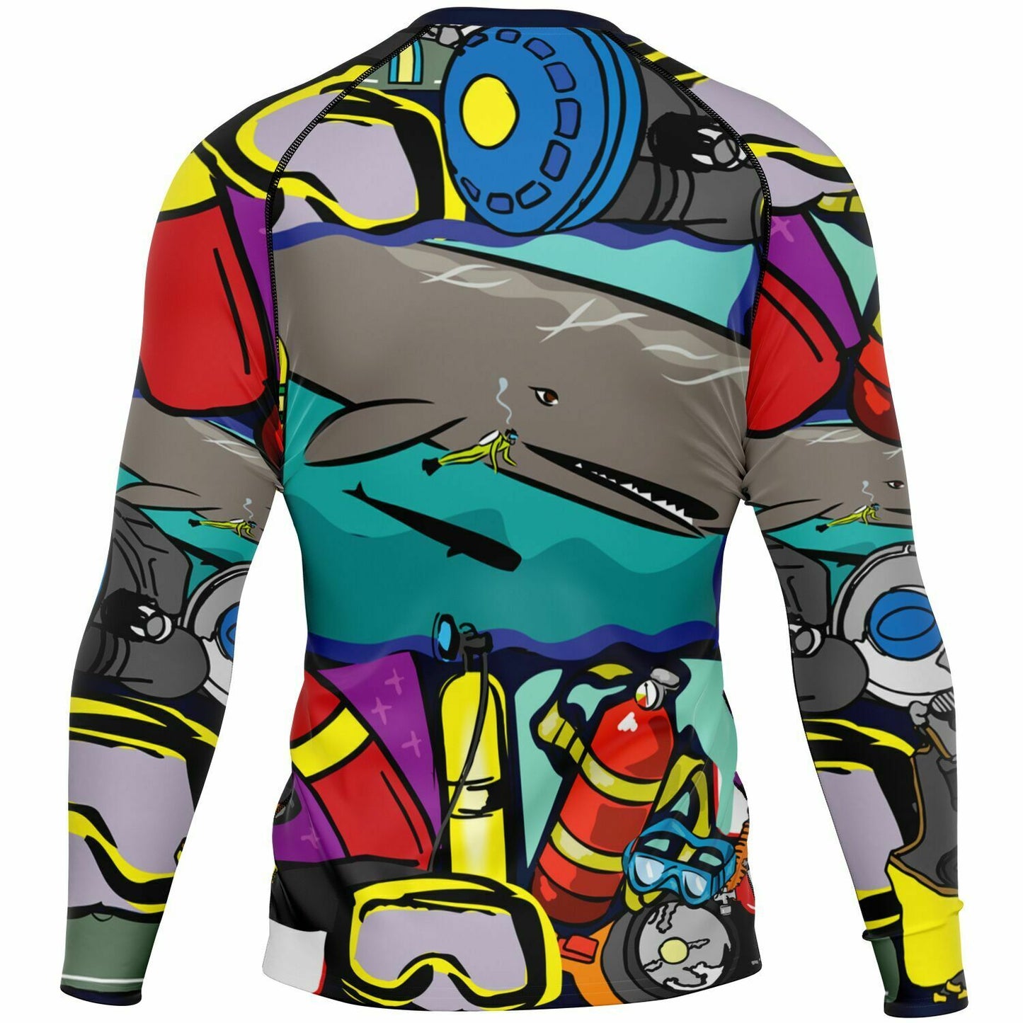 back men rashguard