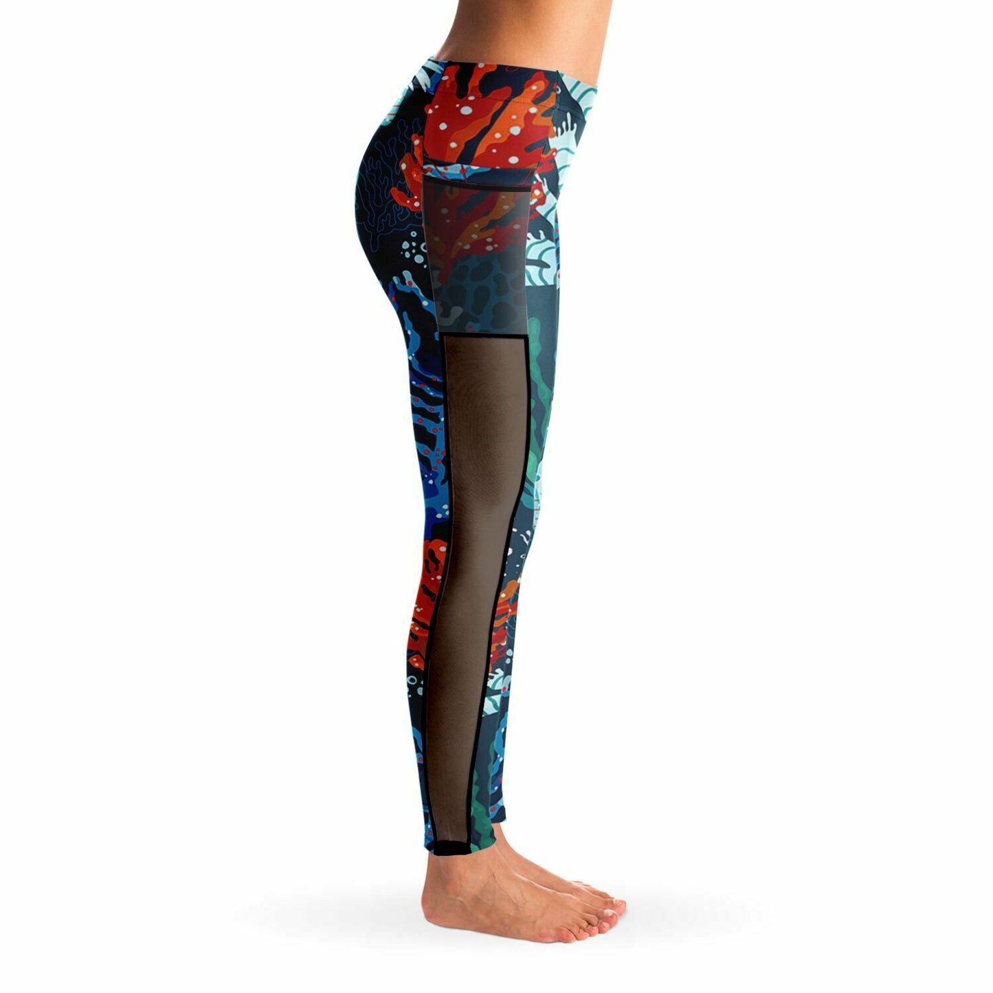 Blue Coral Leggings