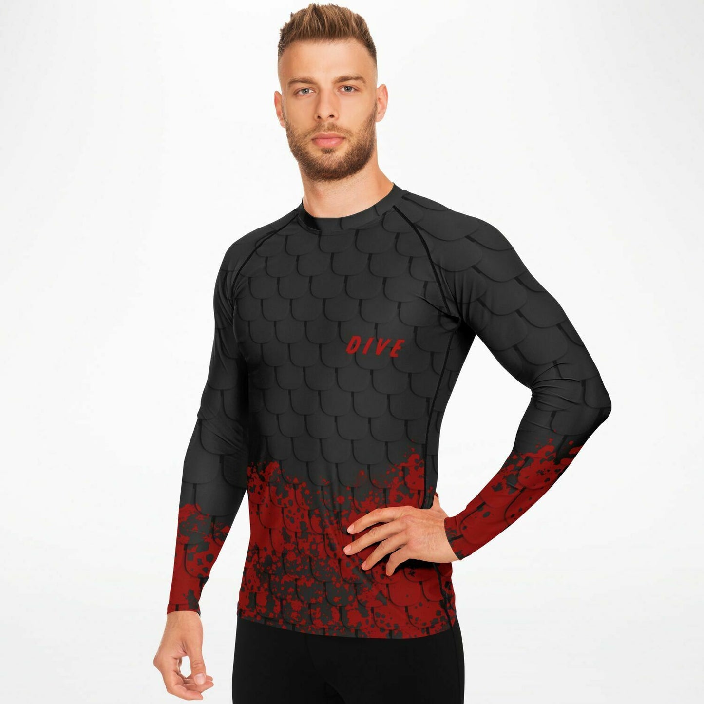 Dive Red Rashguard