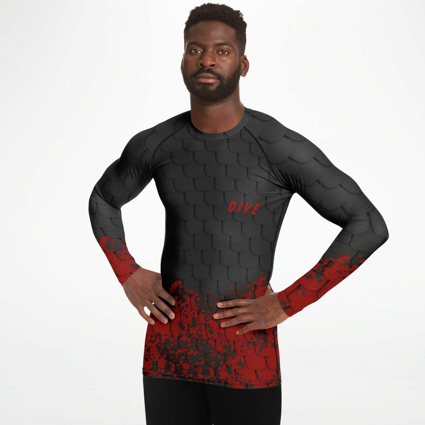 Dive Red Rashguard