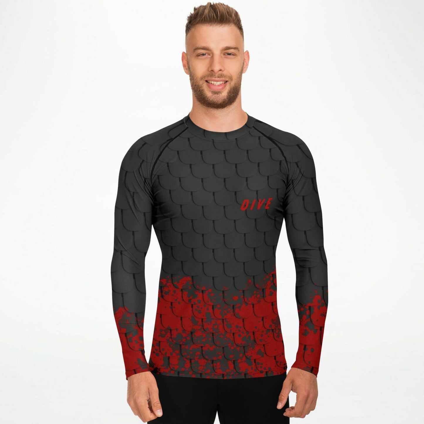 Dive Red Rashguard