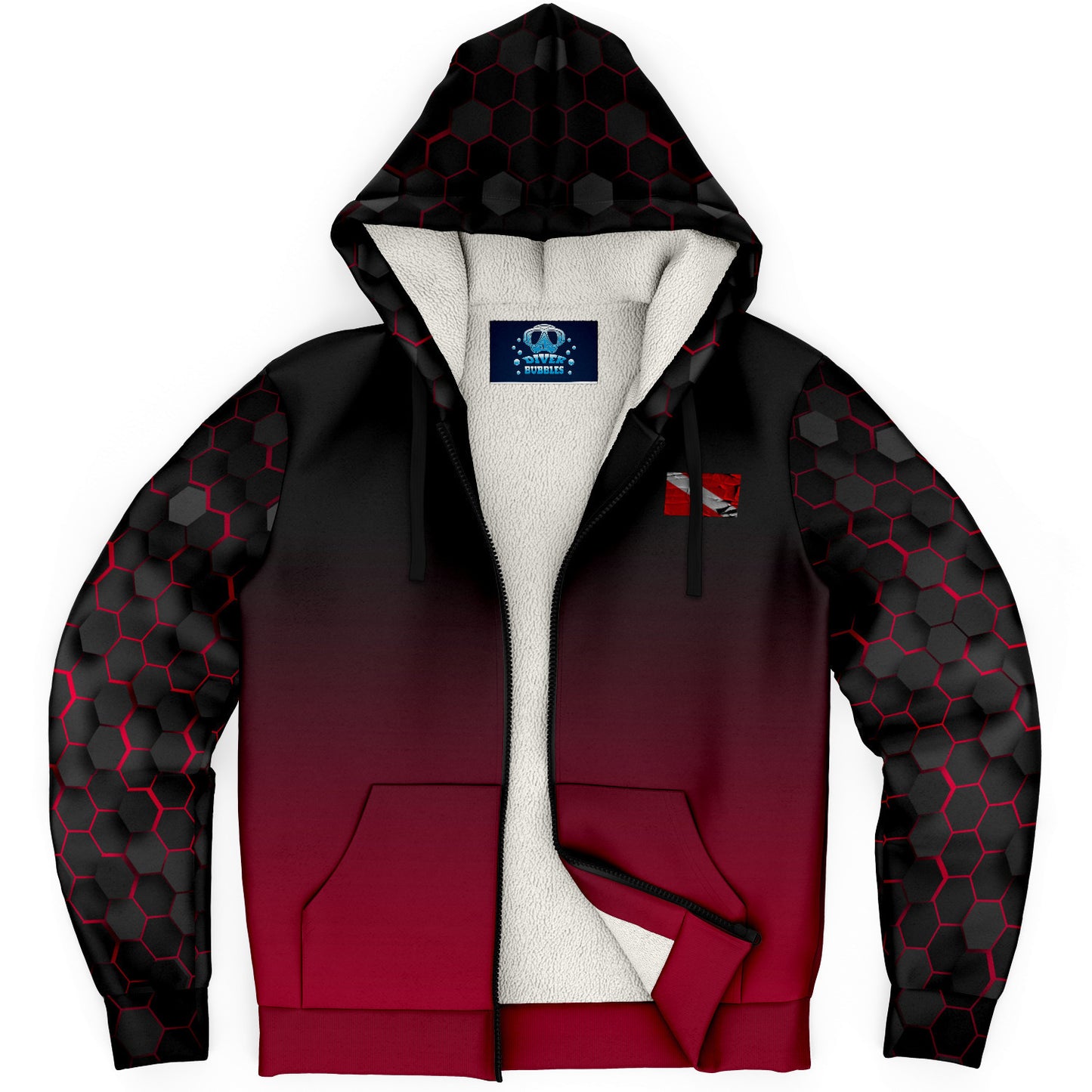 scuba diving zip hoodie