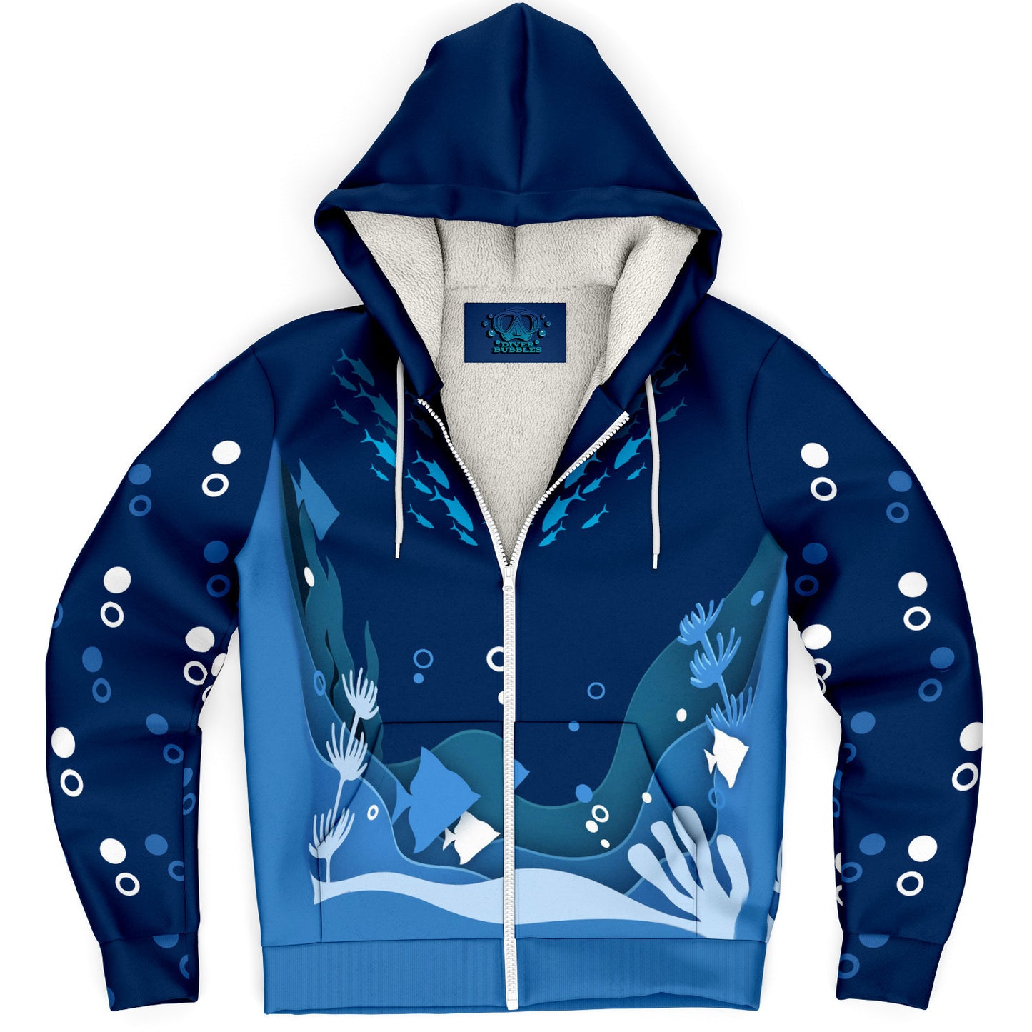 Ocean Life Zip-Up Hoodie