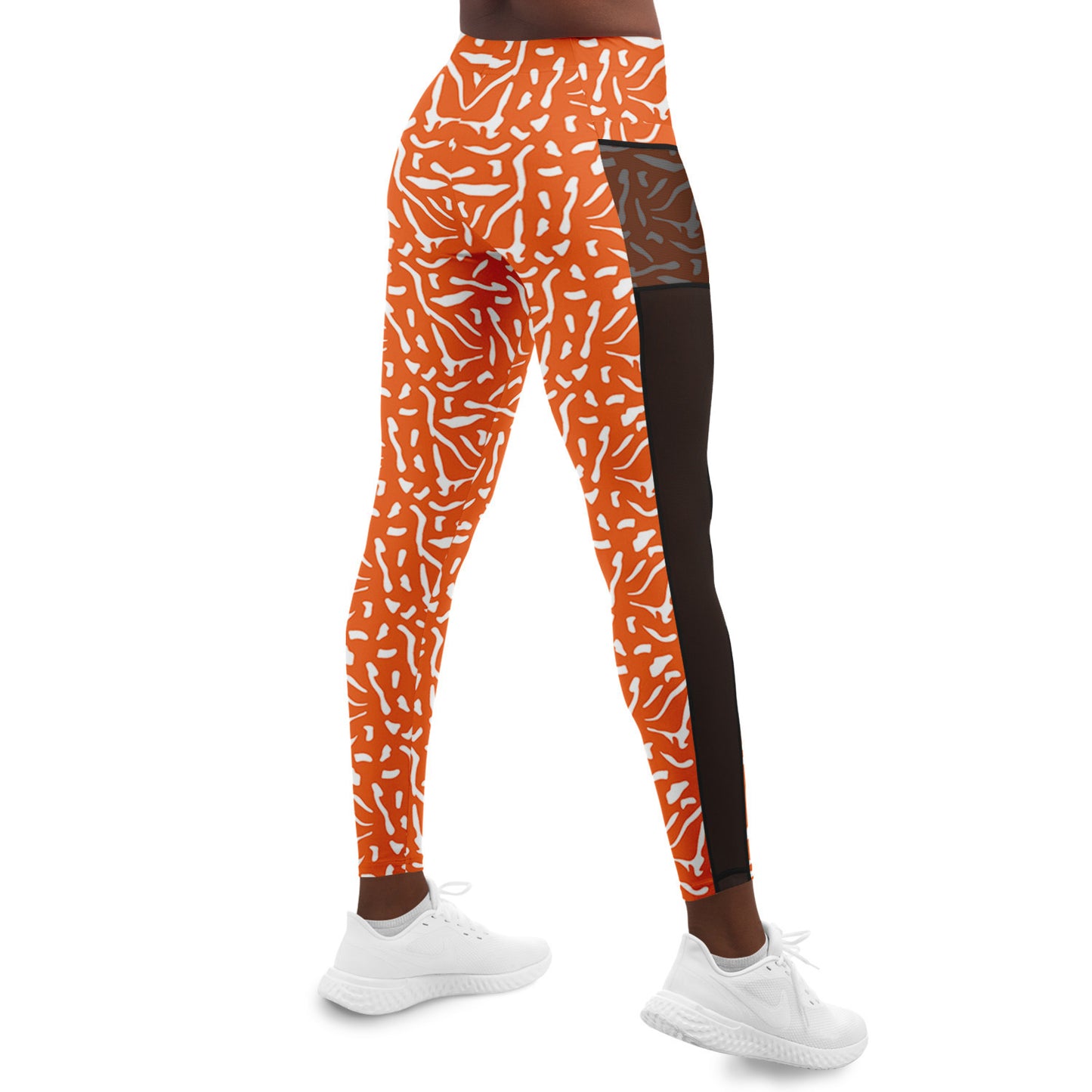 Orange Skin Cell Leggings