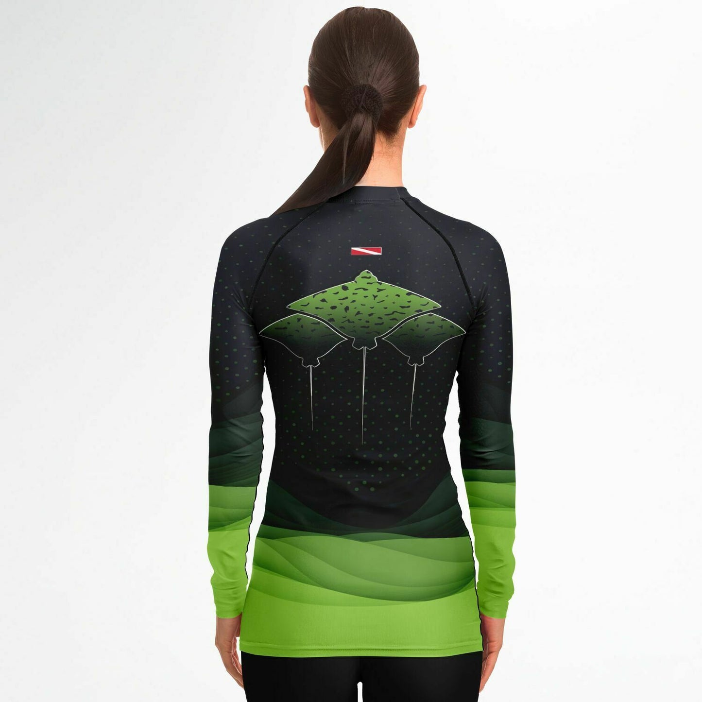 Dive with Sting ray Rashguard