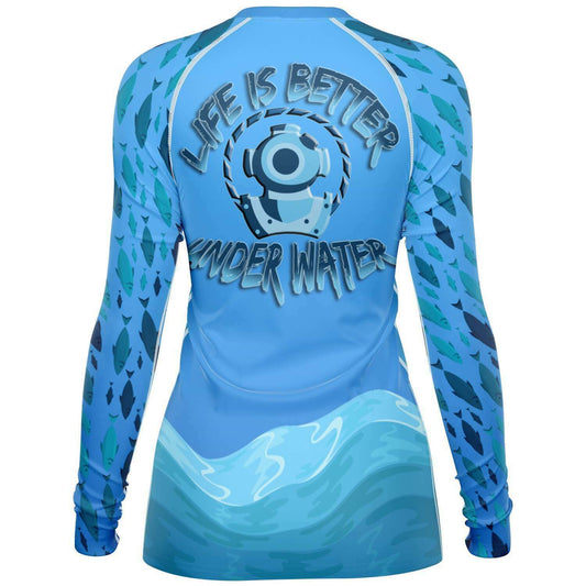 scuba rash guard womens