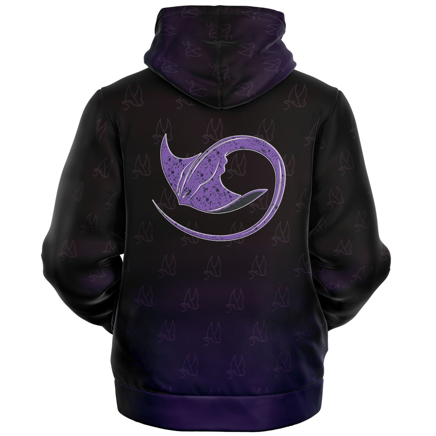 Purple Ray Zip-Up Hoodie