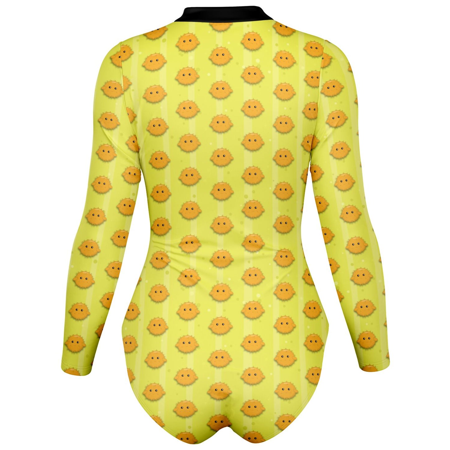 Puffer Fish Bodysuit Long Sleeve