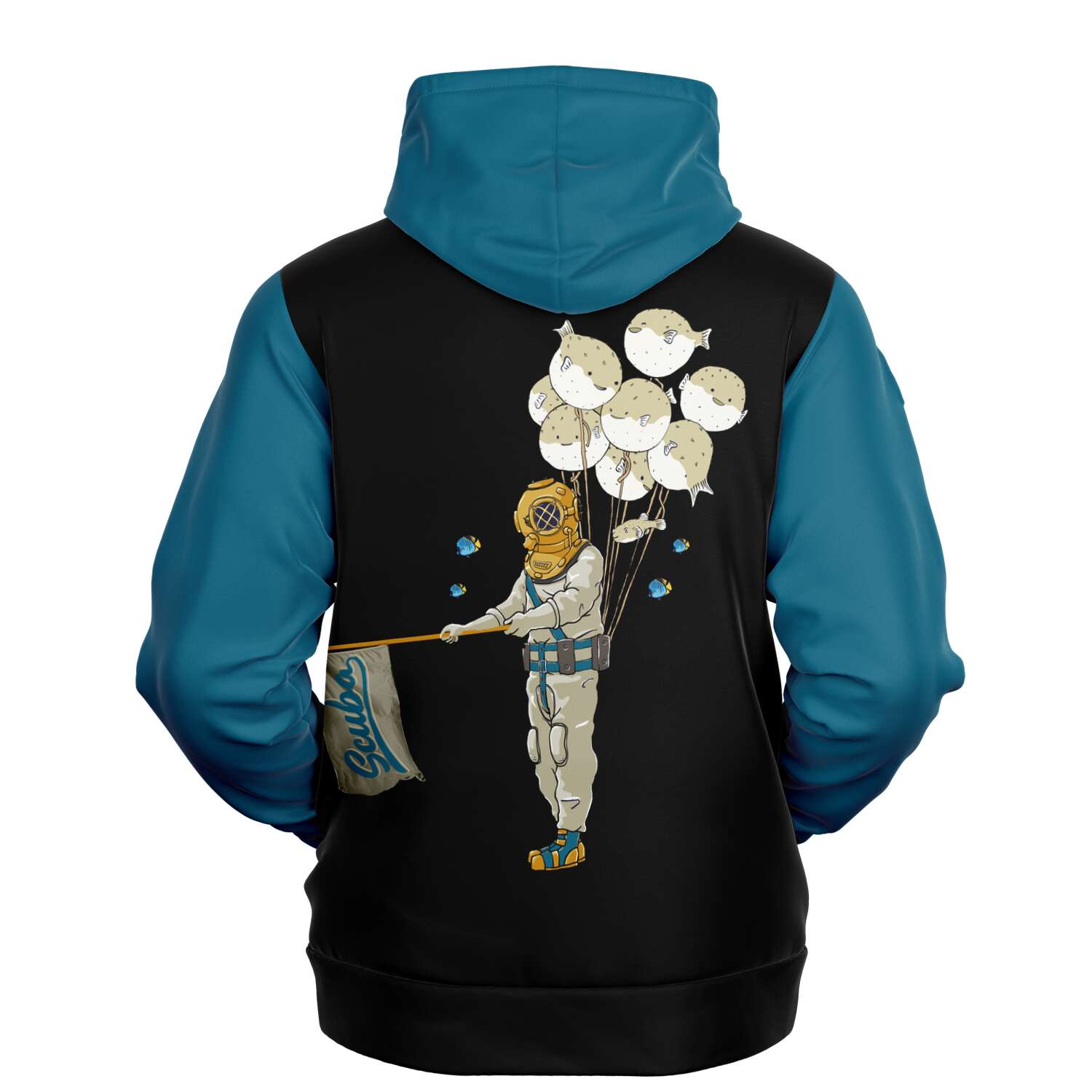 scuba diving zip hoodie