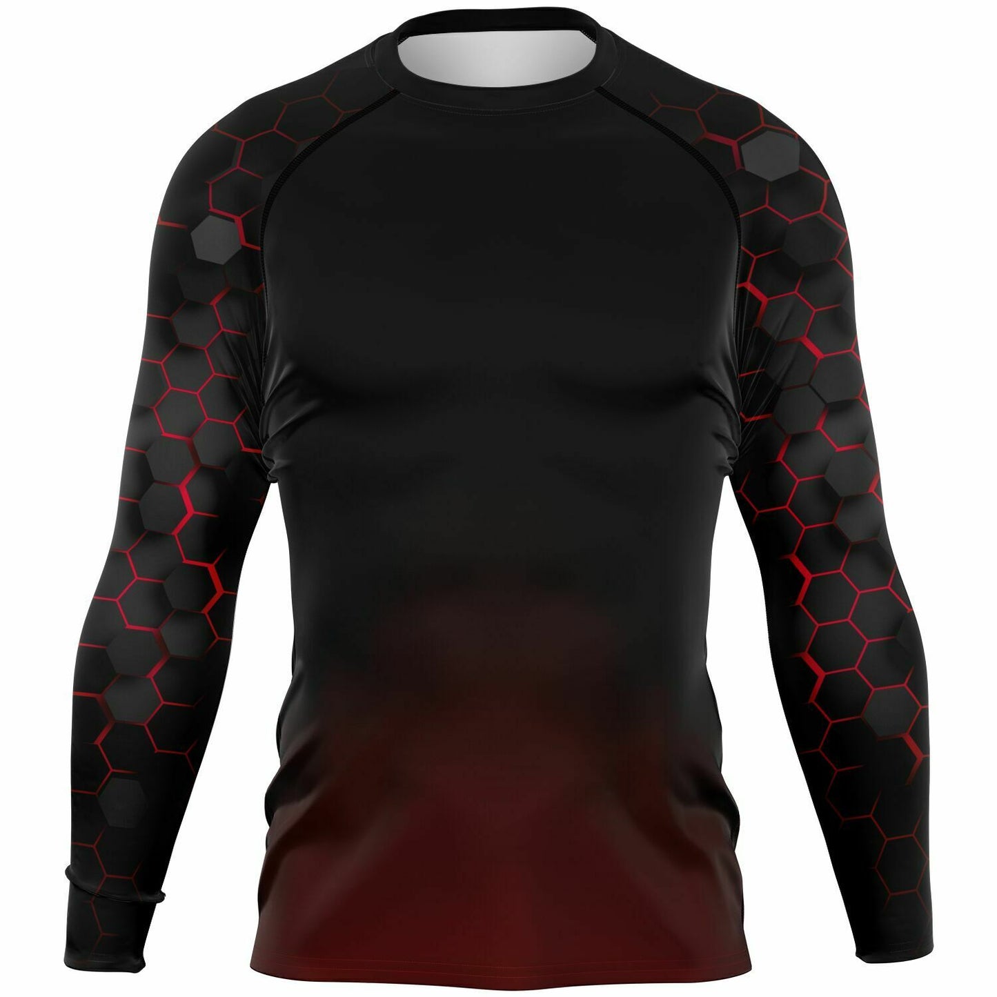 Diver Red Down Rashguard