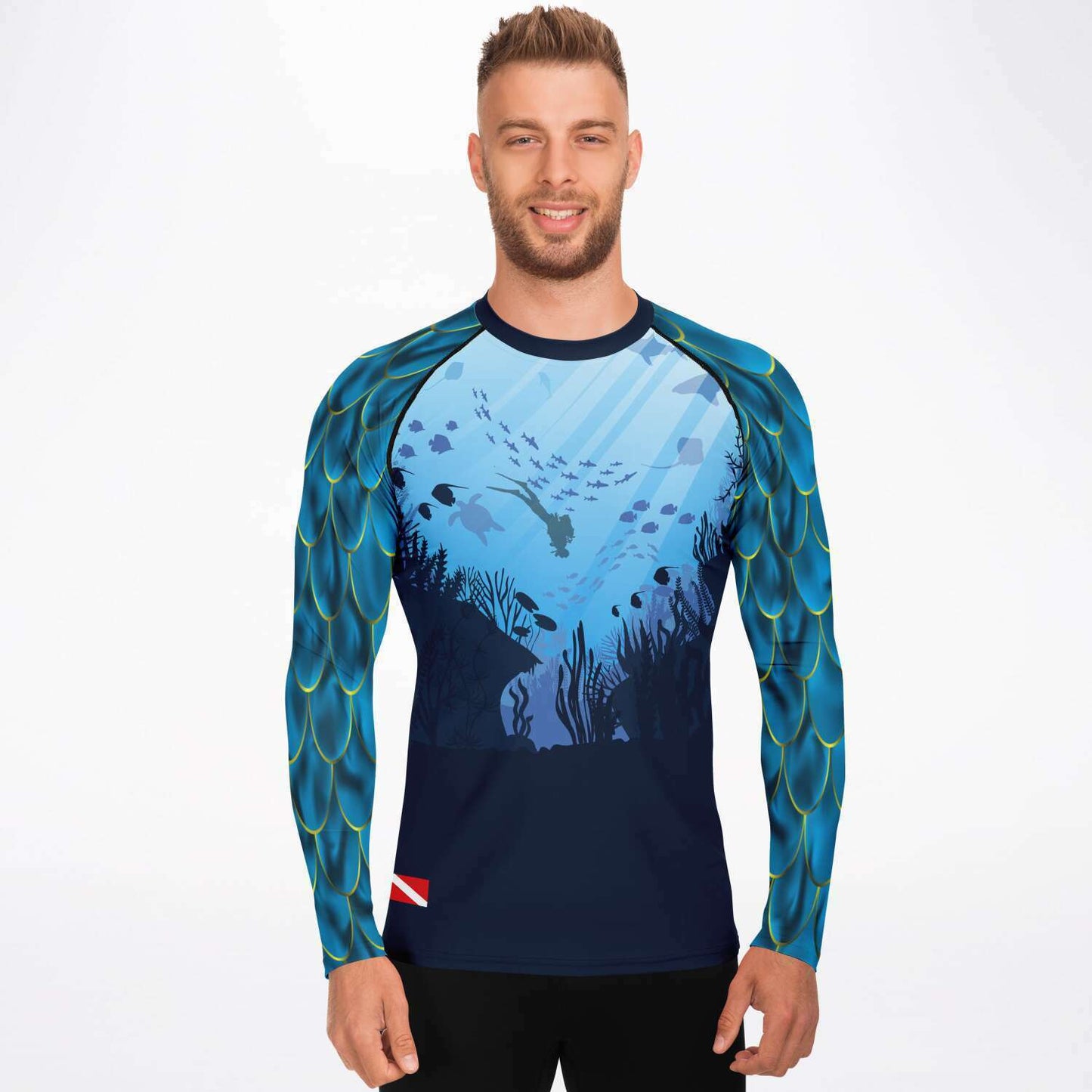 scuba rash guard mens  