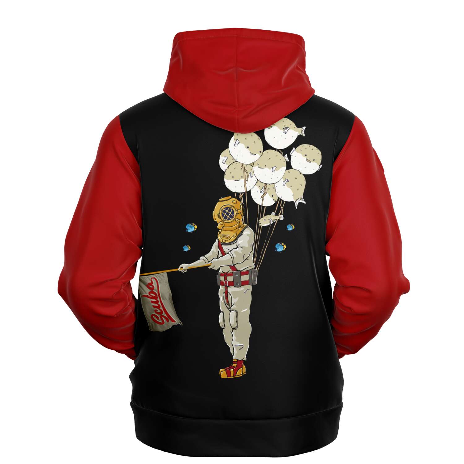 scuba diving zip hoodie