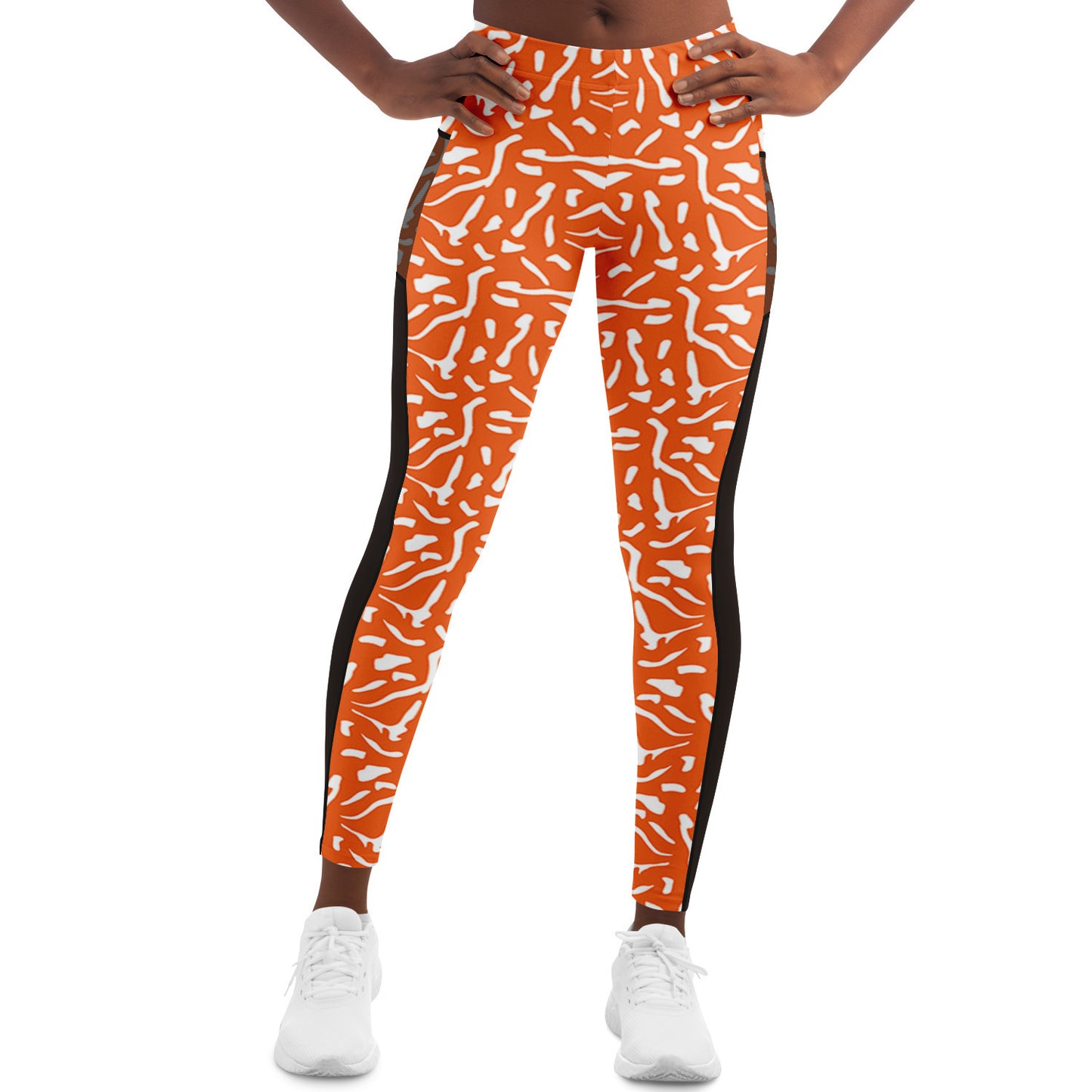 Orange Skin Cell Leggings