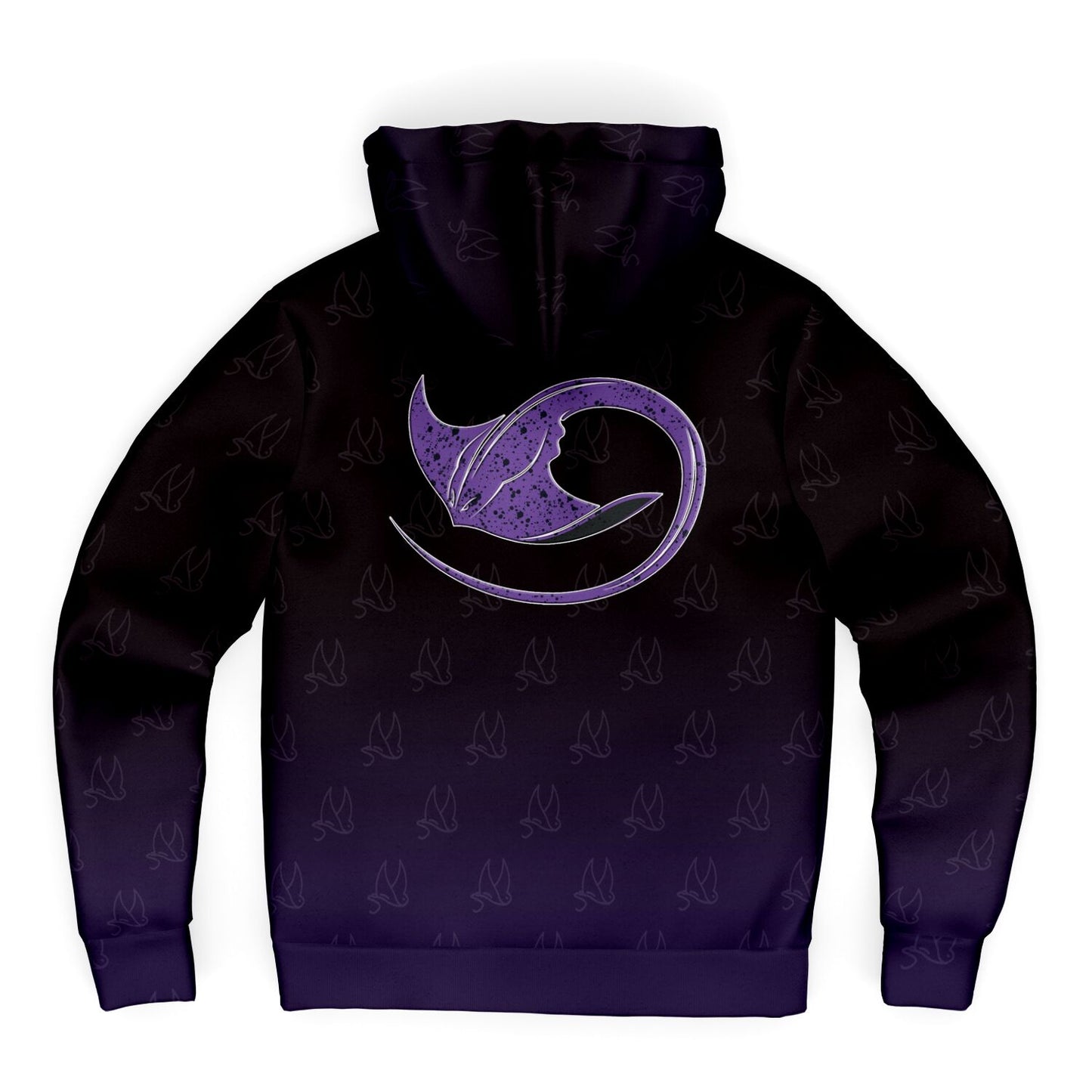 Purple Ray Zip-Up Hoodie