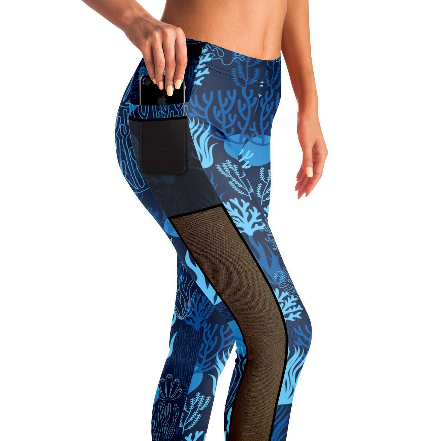 Coral Blue Legging