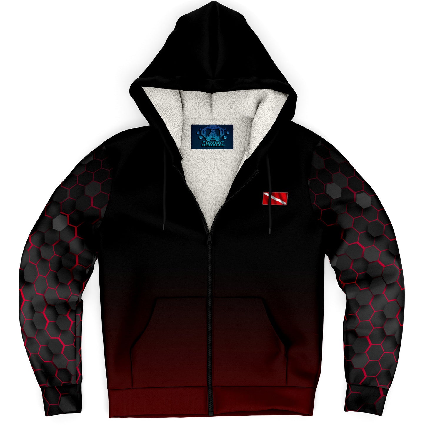 Under Water Zip-Up Hoodie