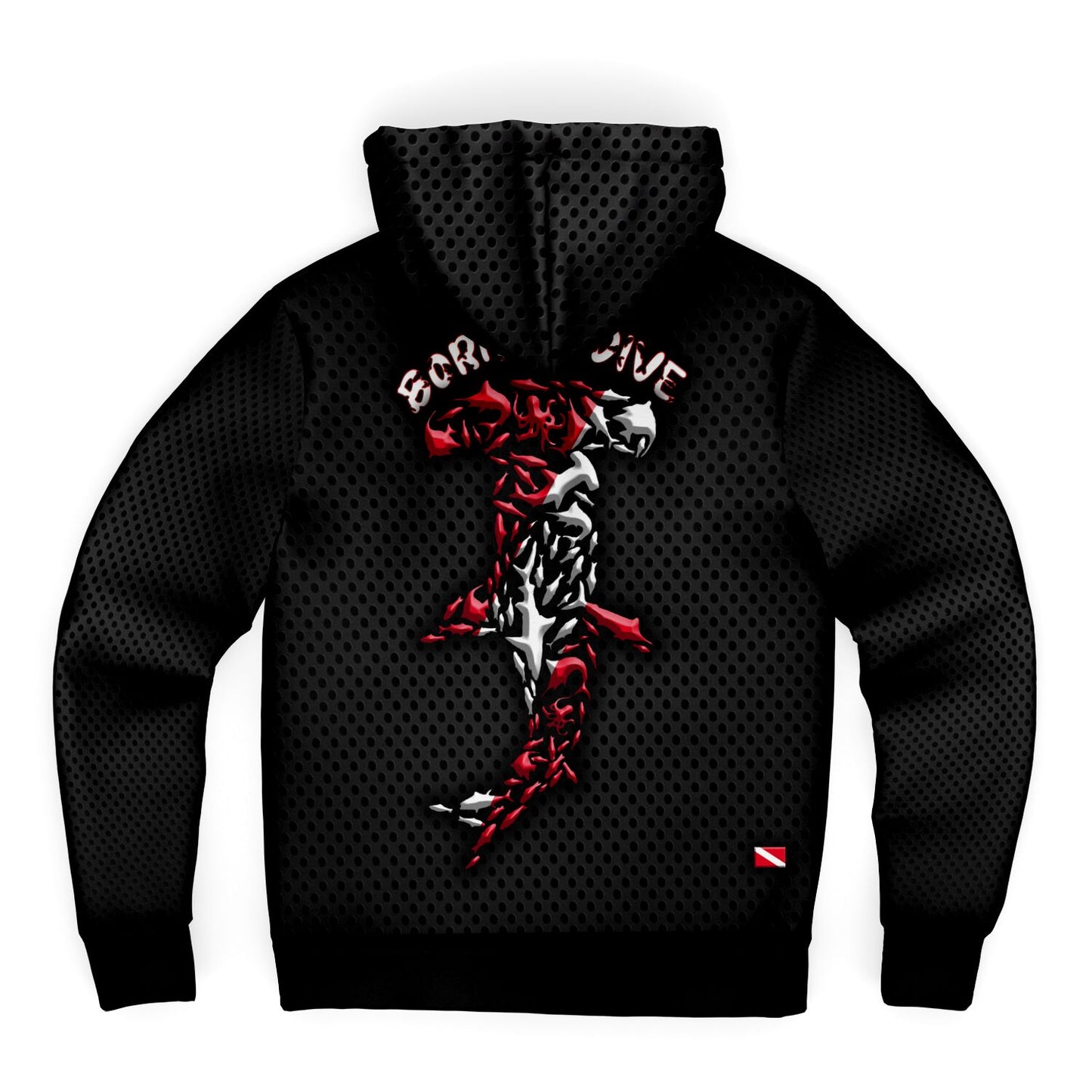 Born To Dive Zip-Up Hoodie