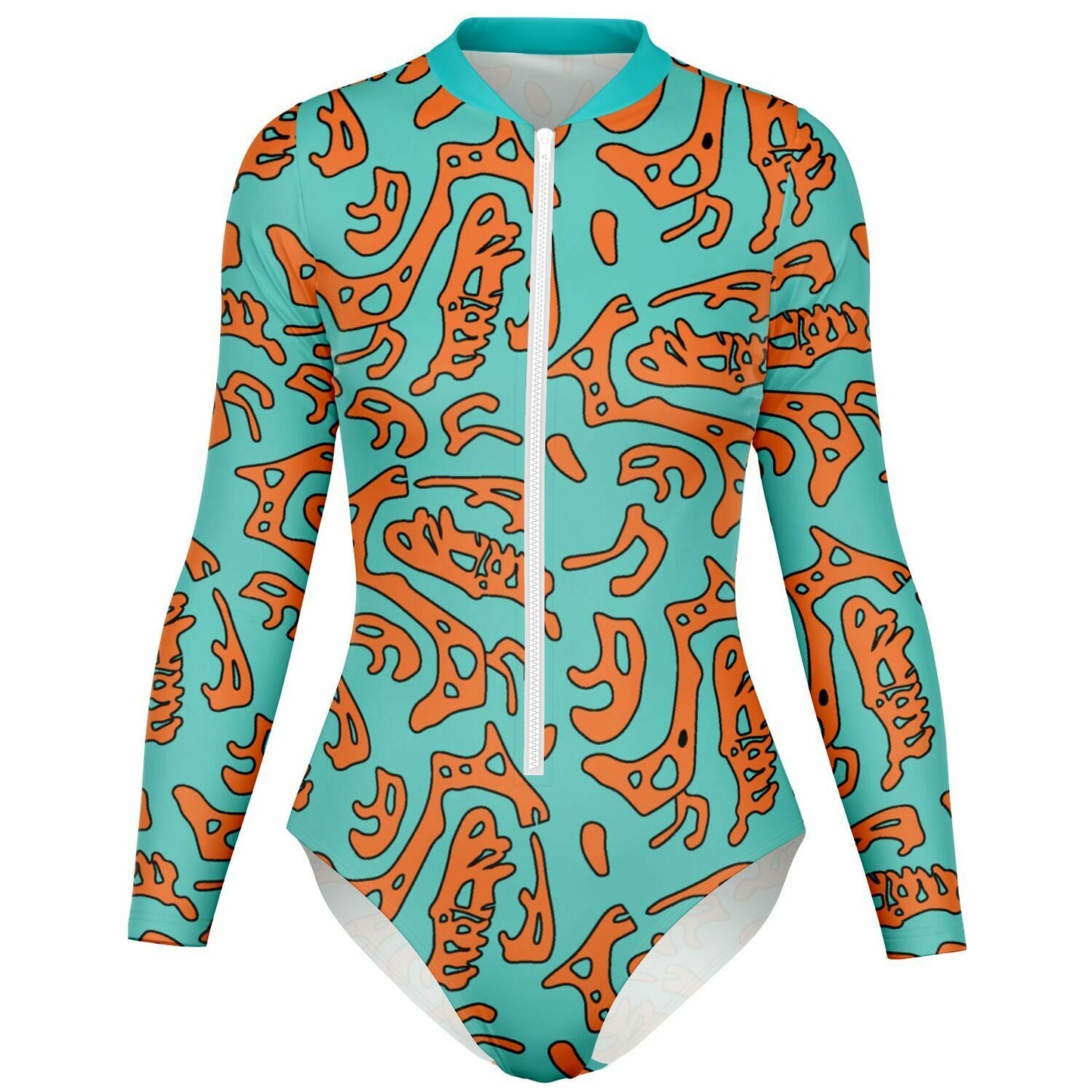 Corals Bodysuit Long Sleeve