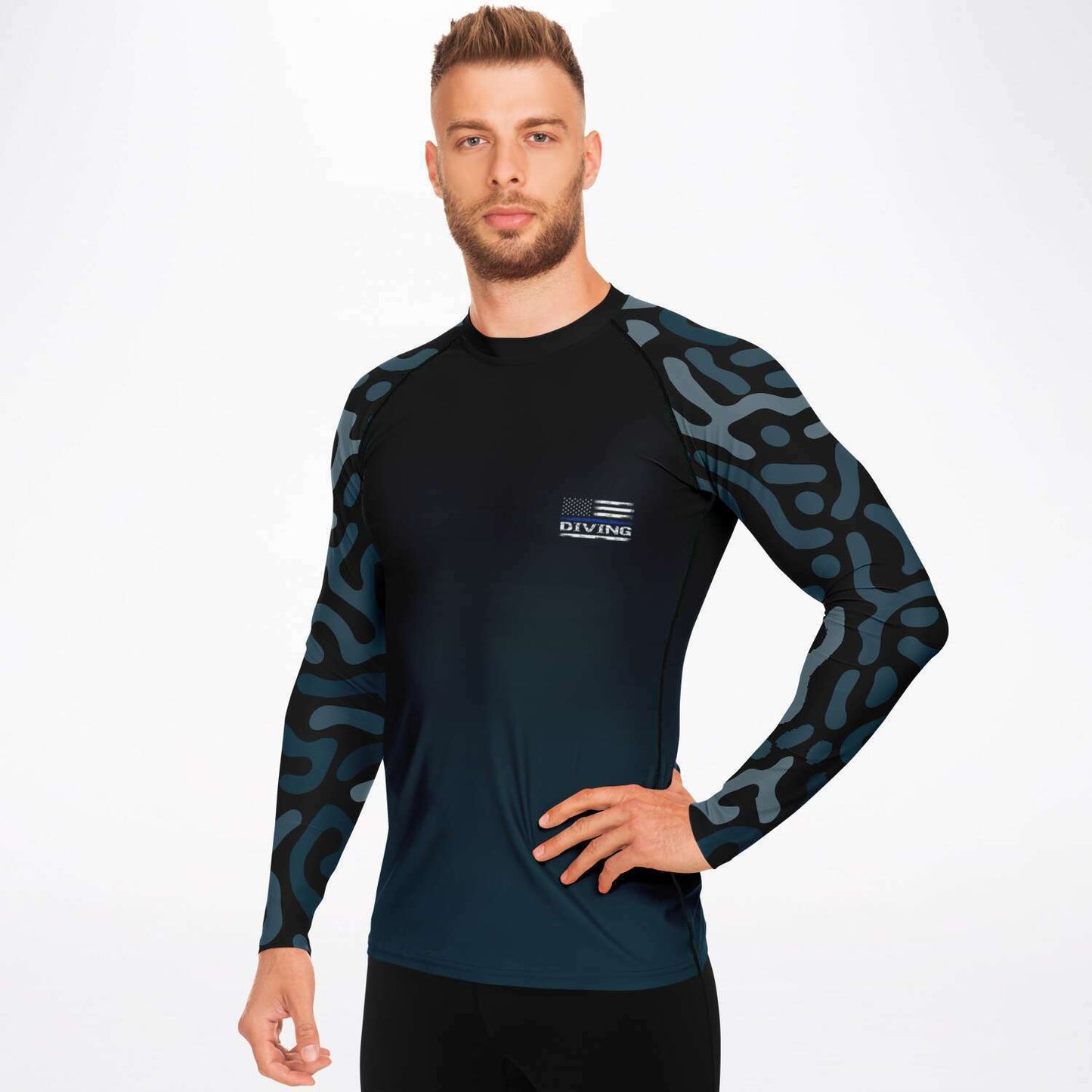 American Flag Camo Rashguard