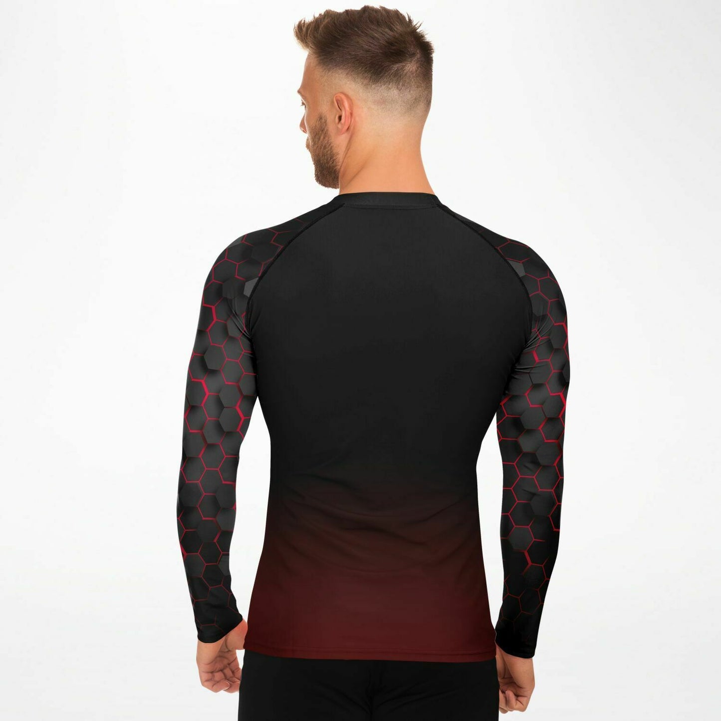 Diver Red Down Rashguard