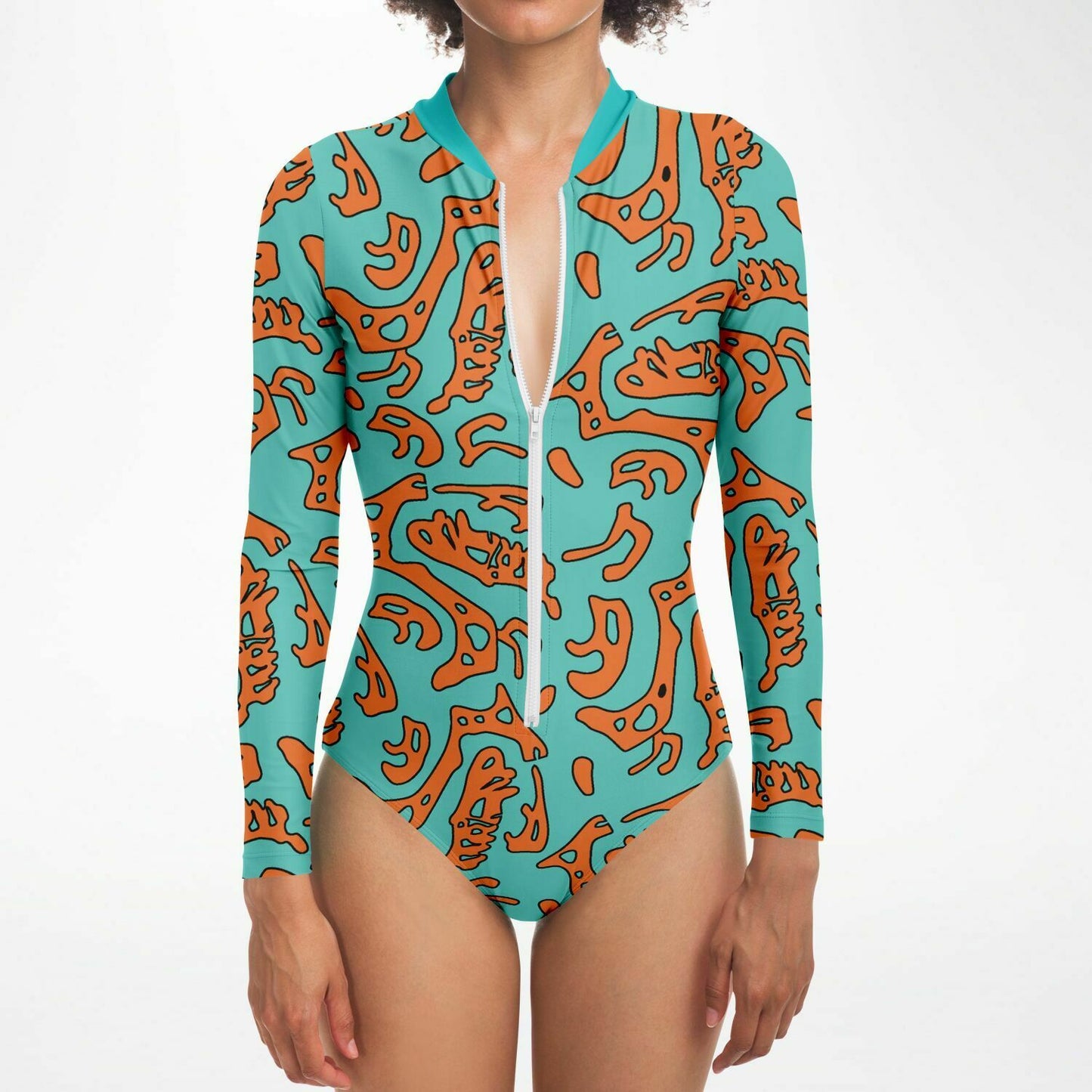 Corals Bodysuit Long Sleeve