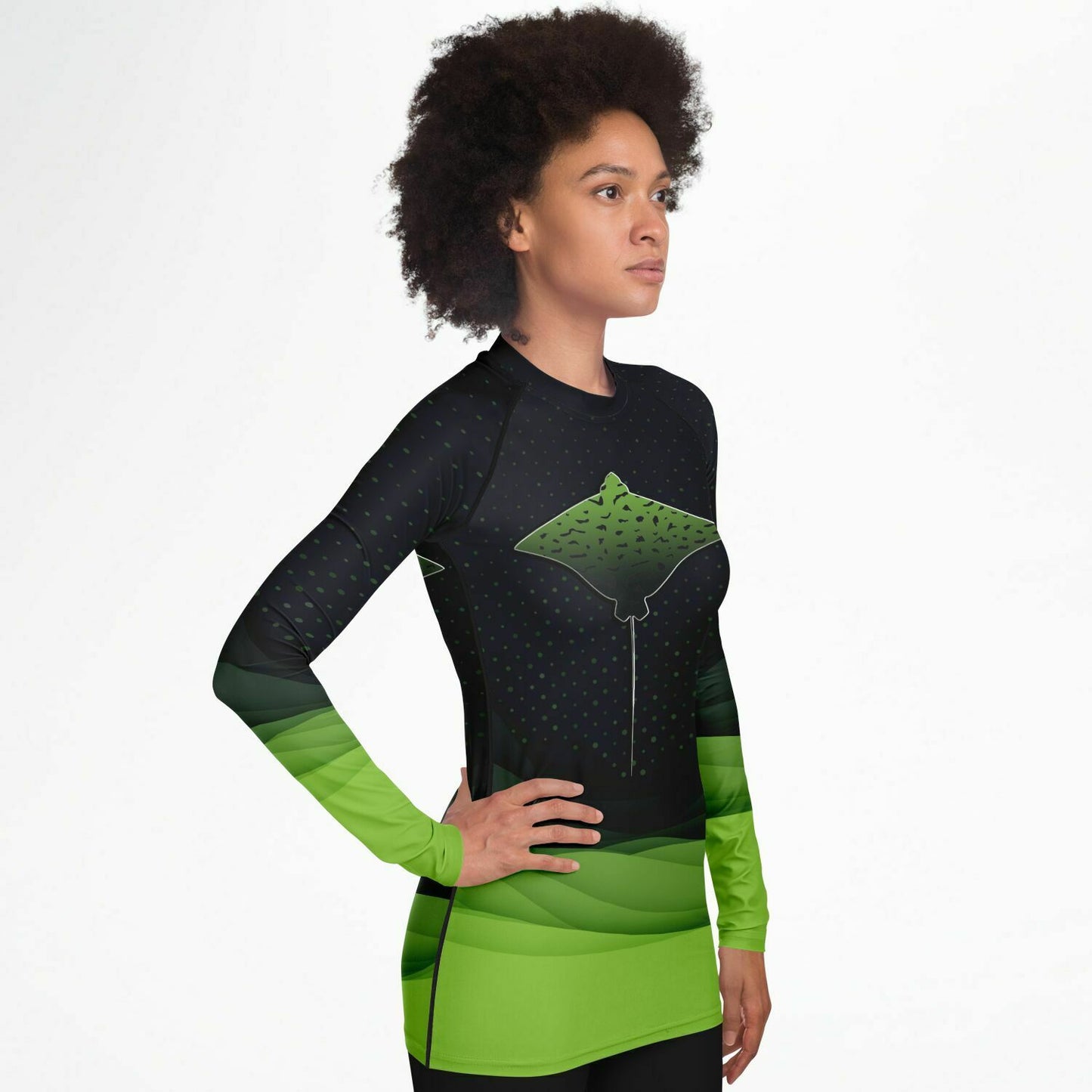 Dive with Sting ray Rashguard