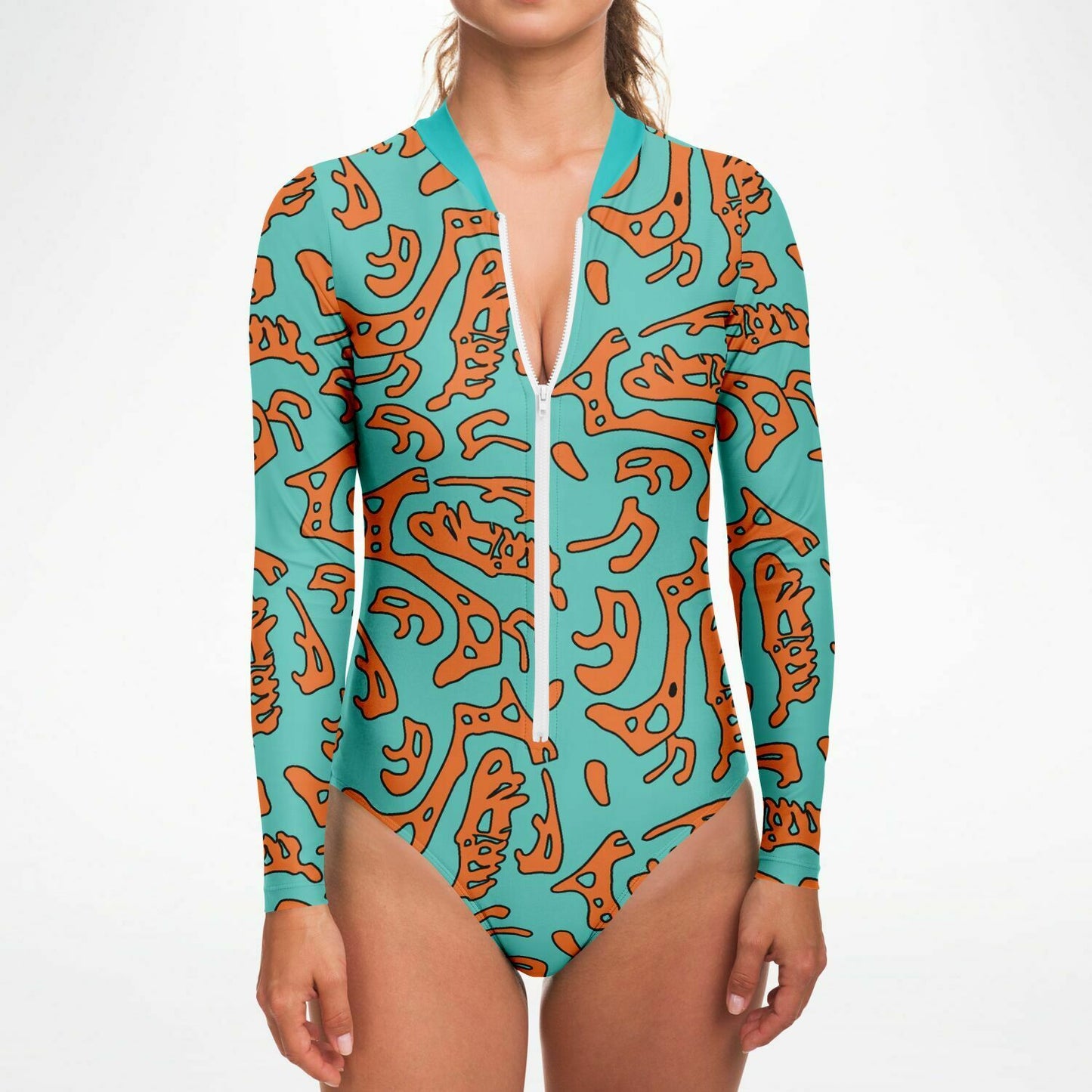 Corals Bodysuit Long Sleeve
