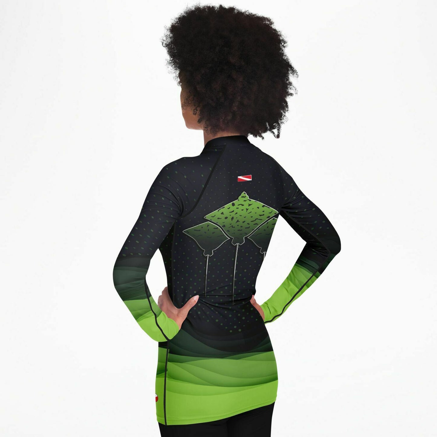 Dive with Sting ray Rashguard