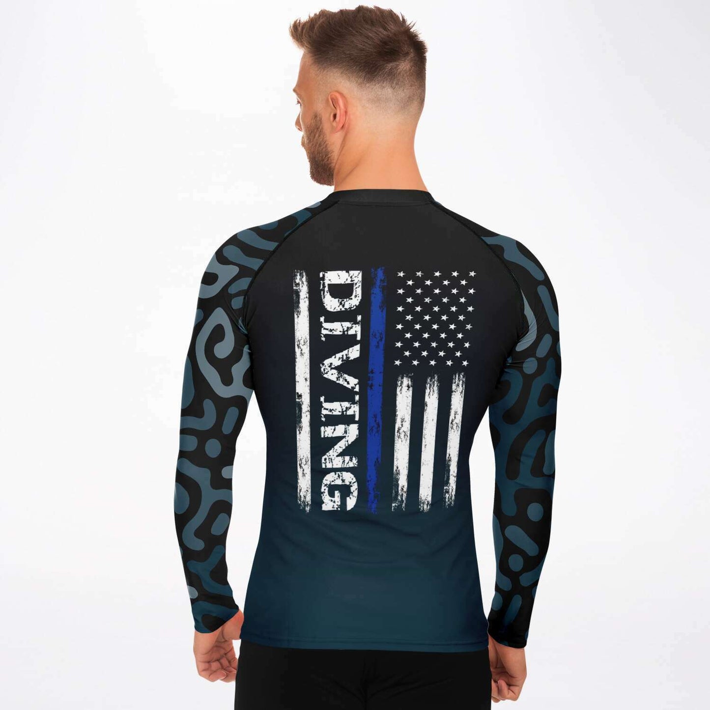 American Flag Camo Rashguard