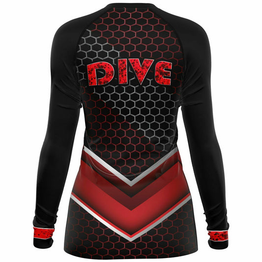 Dive Red Rashguard