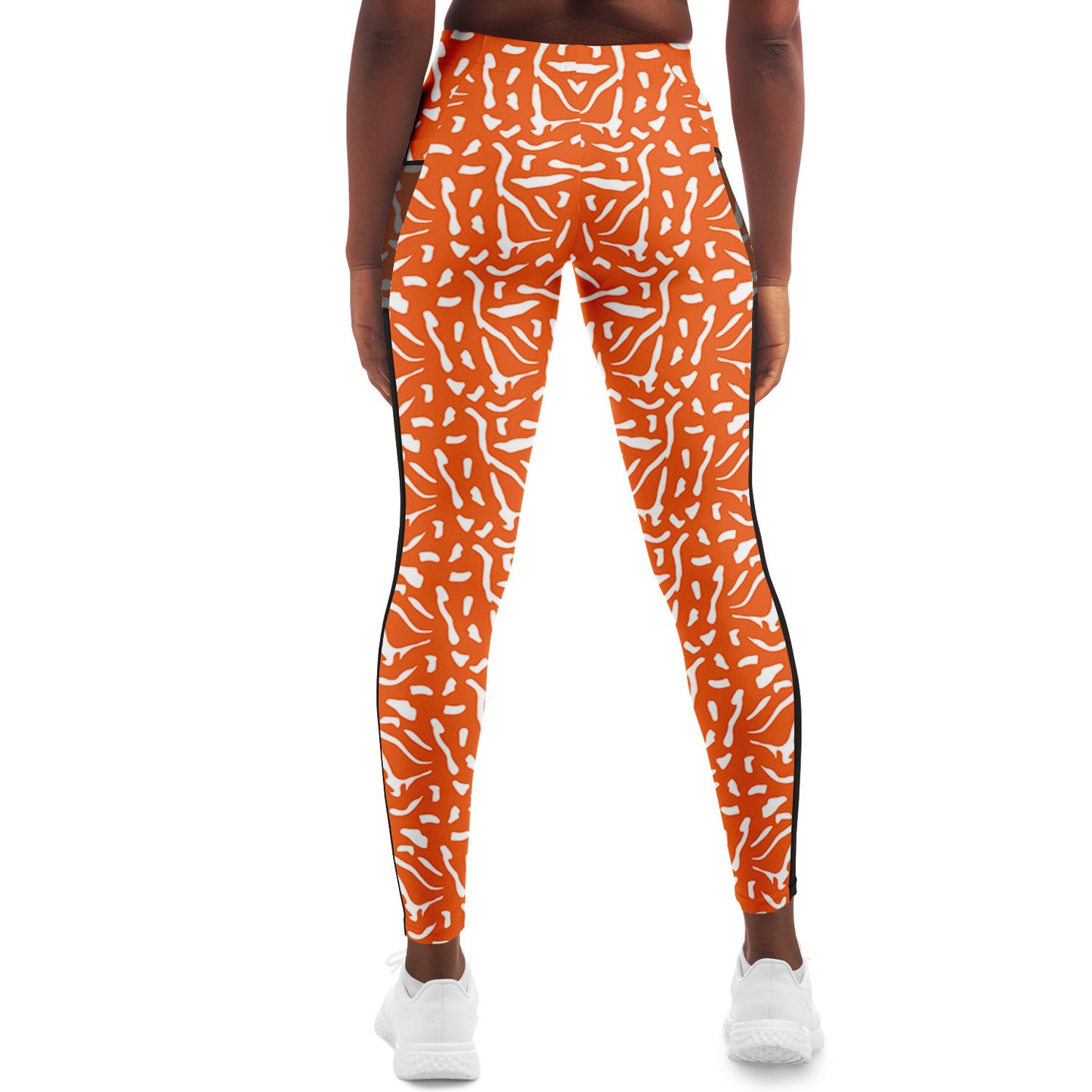 Orange Skin Cell Leggings